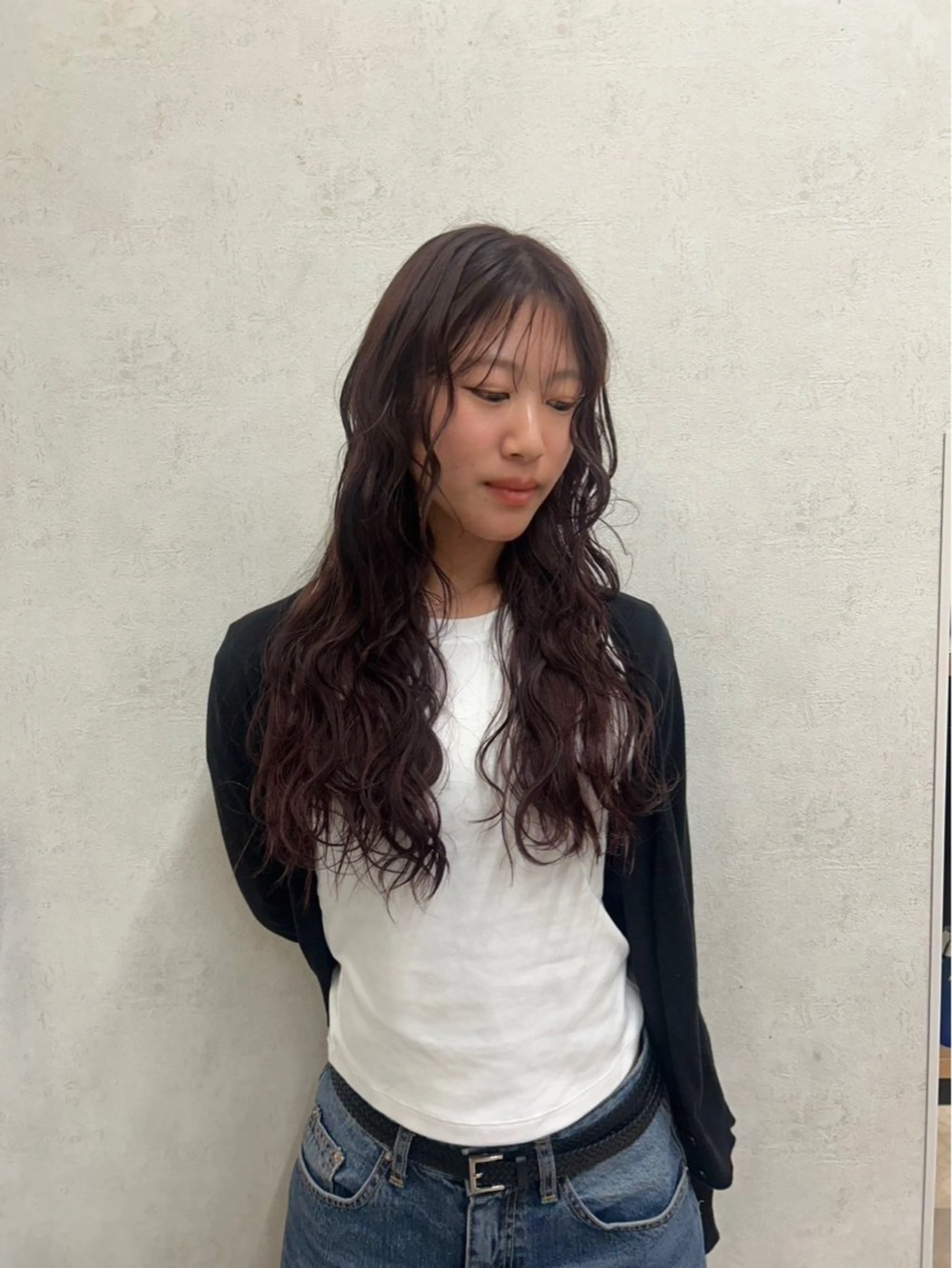 ロング カラー カット/パーマ / 淡色/Rinoのヘアスタイル