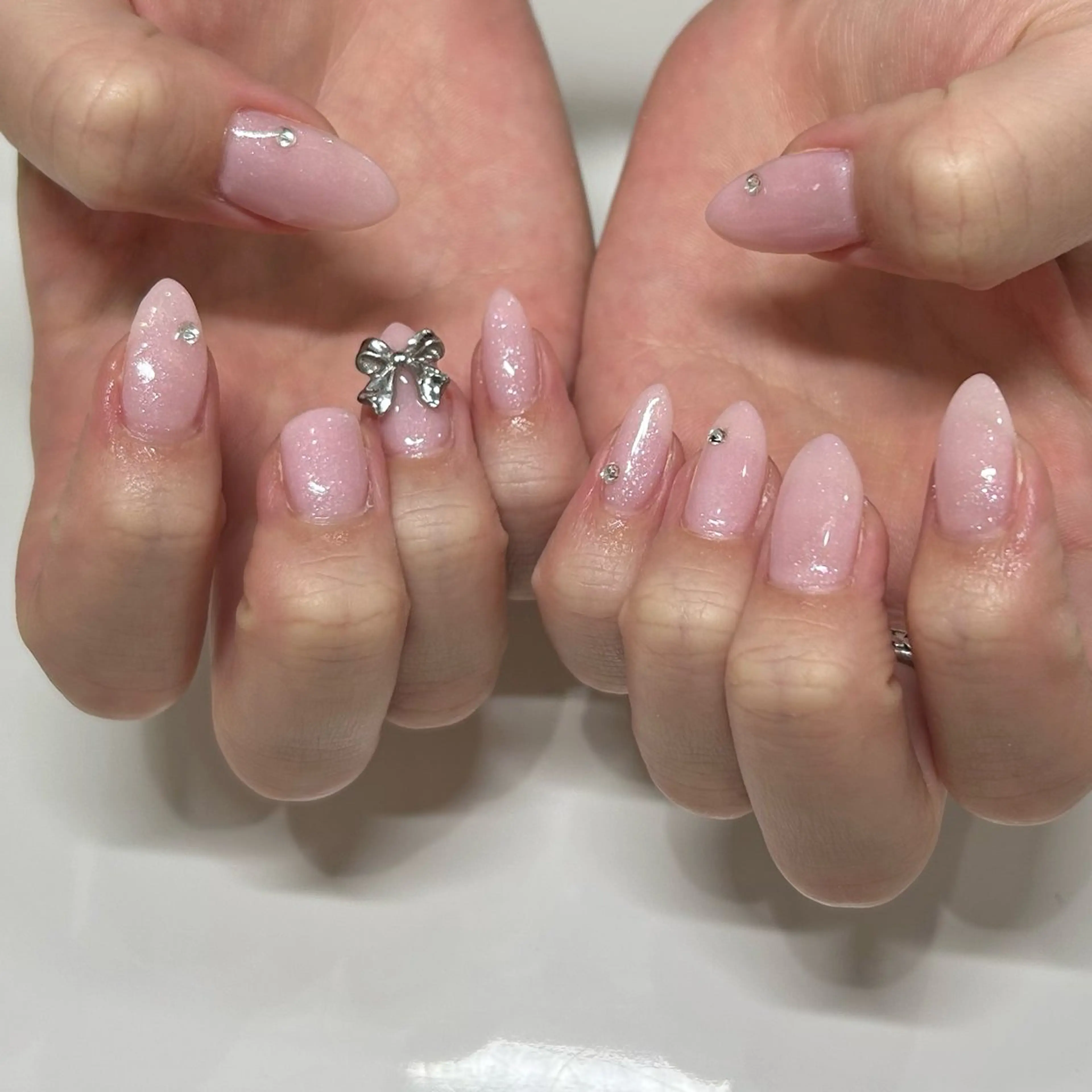 ネイル ストーンネイル ハンドネイル Bianca所沢店 Kawachiのネイルデザイン