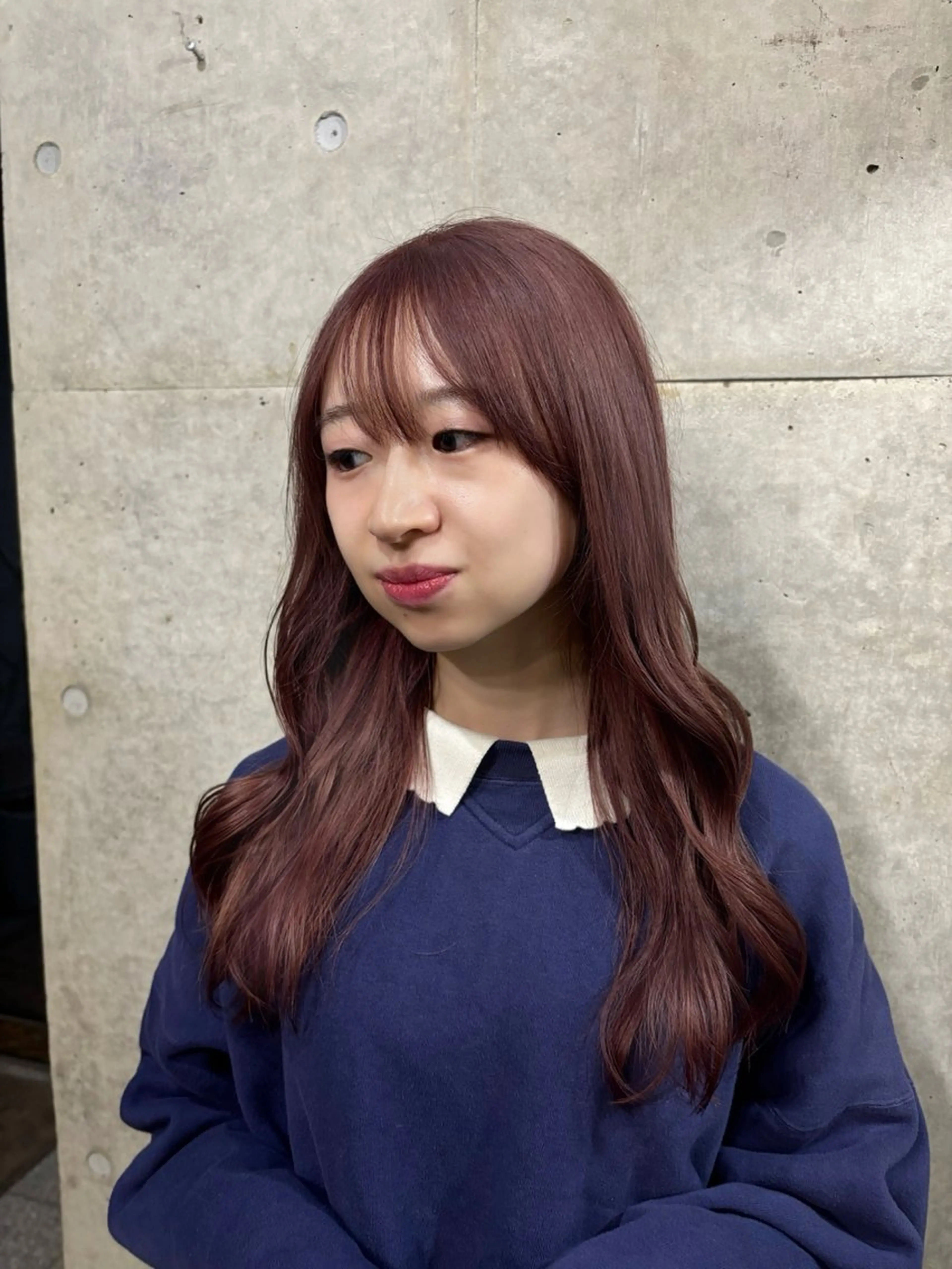 カラー ブリーチ ケアブリーチ ラベンダーカラー ピンクカラー ヘアカラー Hair×design ARUE所属・HAGA HINAのヘアスタイル