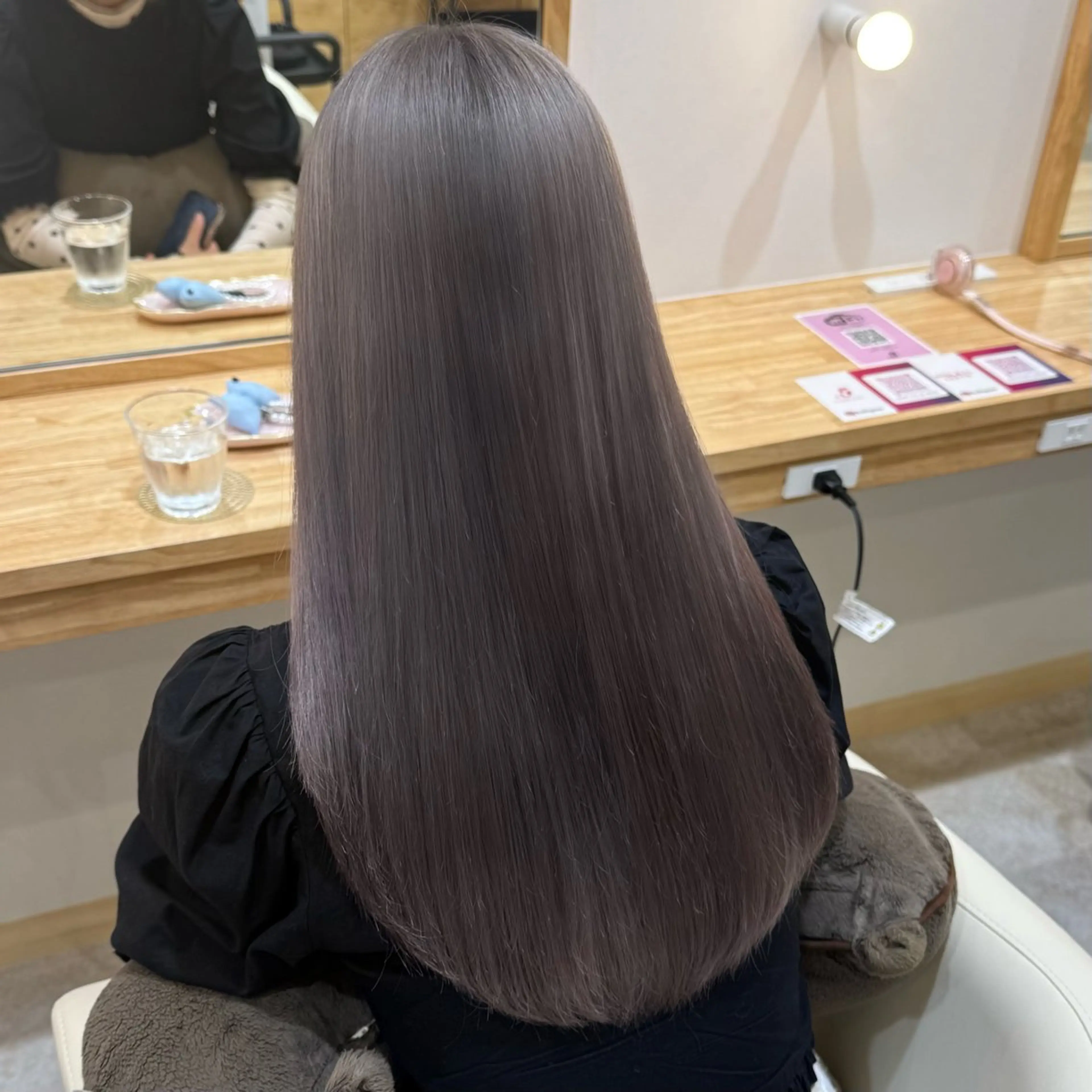 ロング カラー カット ヘアカラー トリートメント 柔らかいcolor ￤韓国￤🩰マユ🩰のヘアスタイル