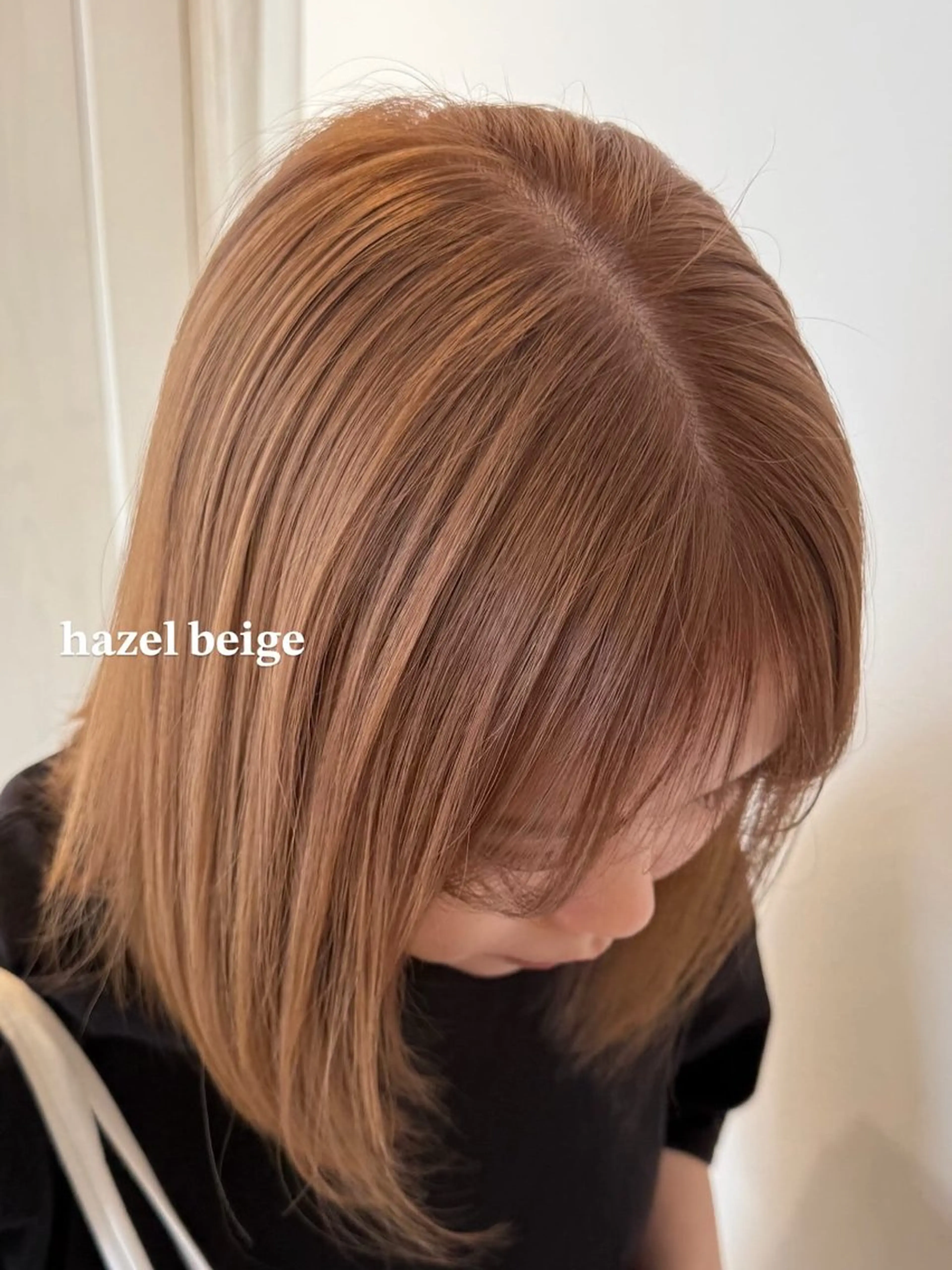 カラー ヘアカラー 白築 怜実のヘアスタイル