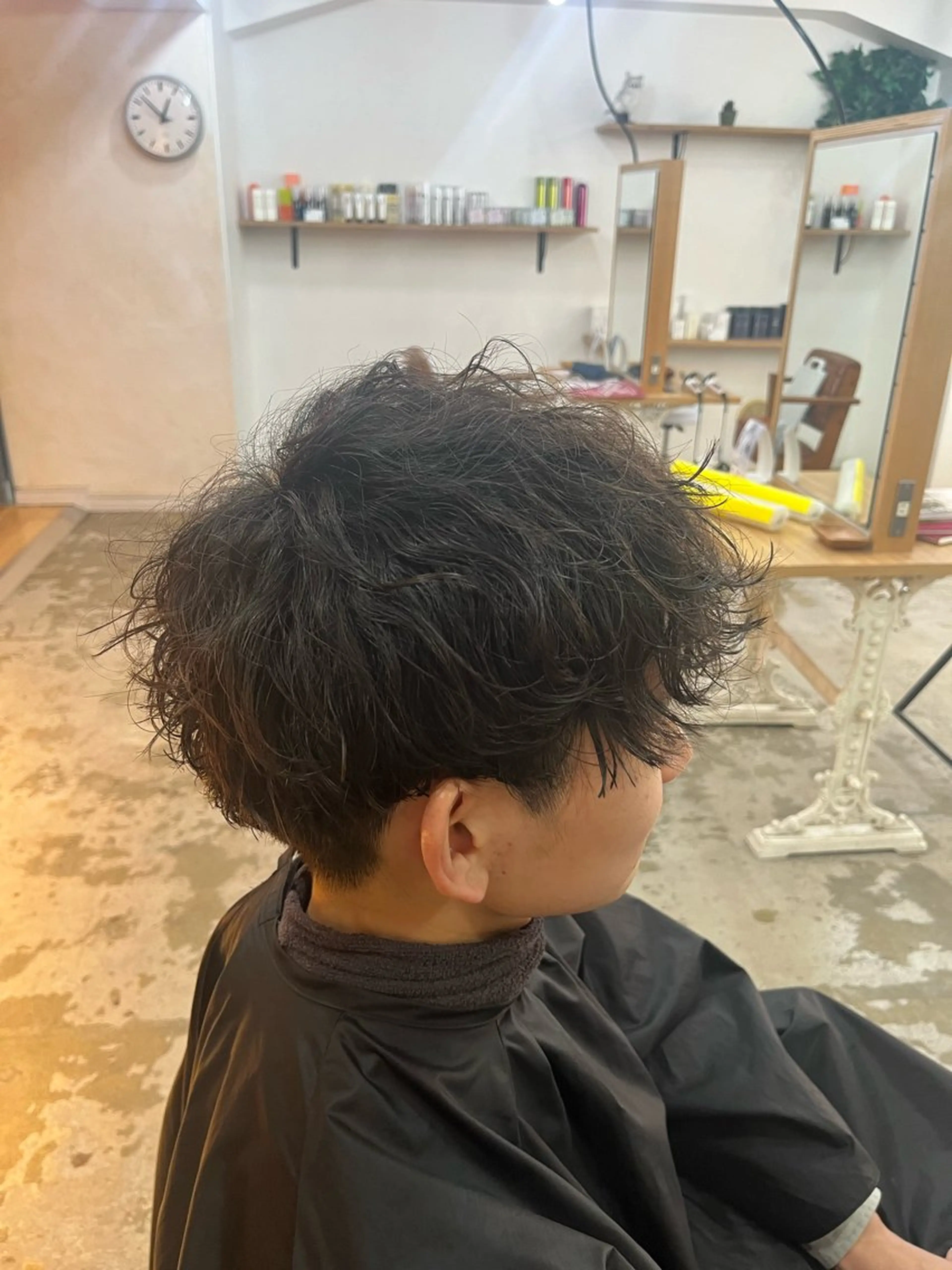 パーマ メンズ メンズハイライト メンズパーマ スペインカール スパイキーショート メンズツイストパーマ カット パーマ 💇メンズパーマ💇 木村賢司のヘアスタイル