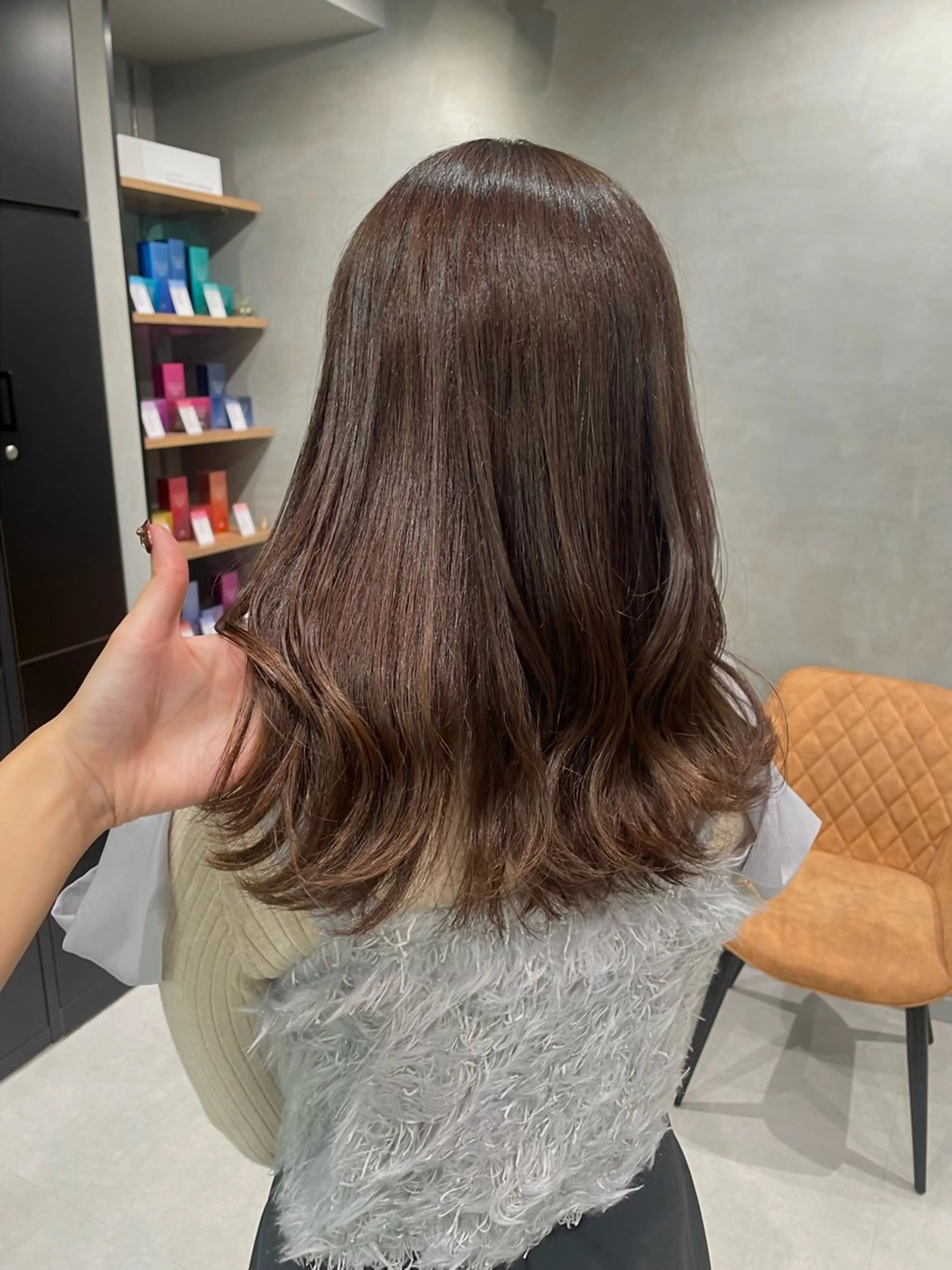 ロング カラー カット ヘアカラー トリートメント ヘッドスパ ヘアセット 暖色レイヤー 🥀REIRIのヘアスタイル