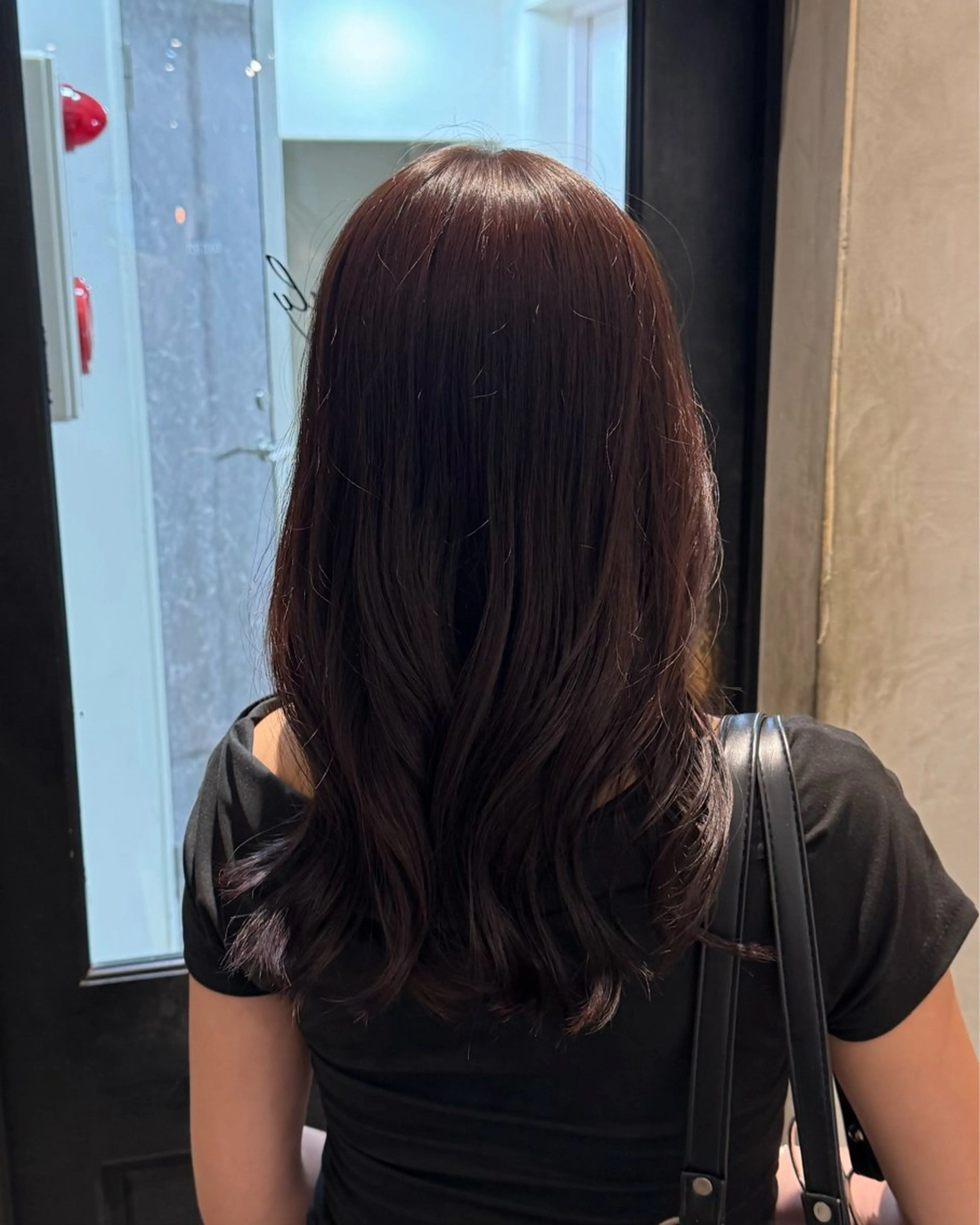 セミロング カット ヘアカラー トリートメント ボブ/レイヤー/新宿 /透明感/KOKIのヘアスタイル