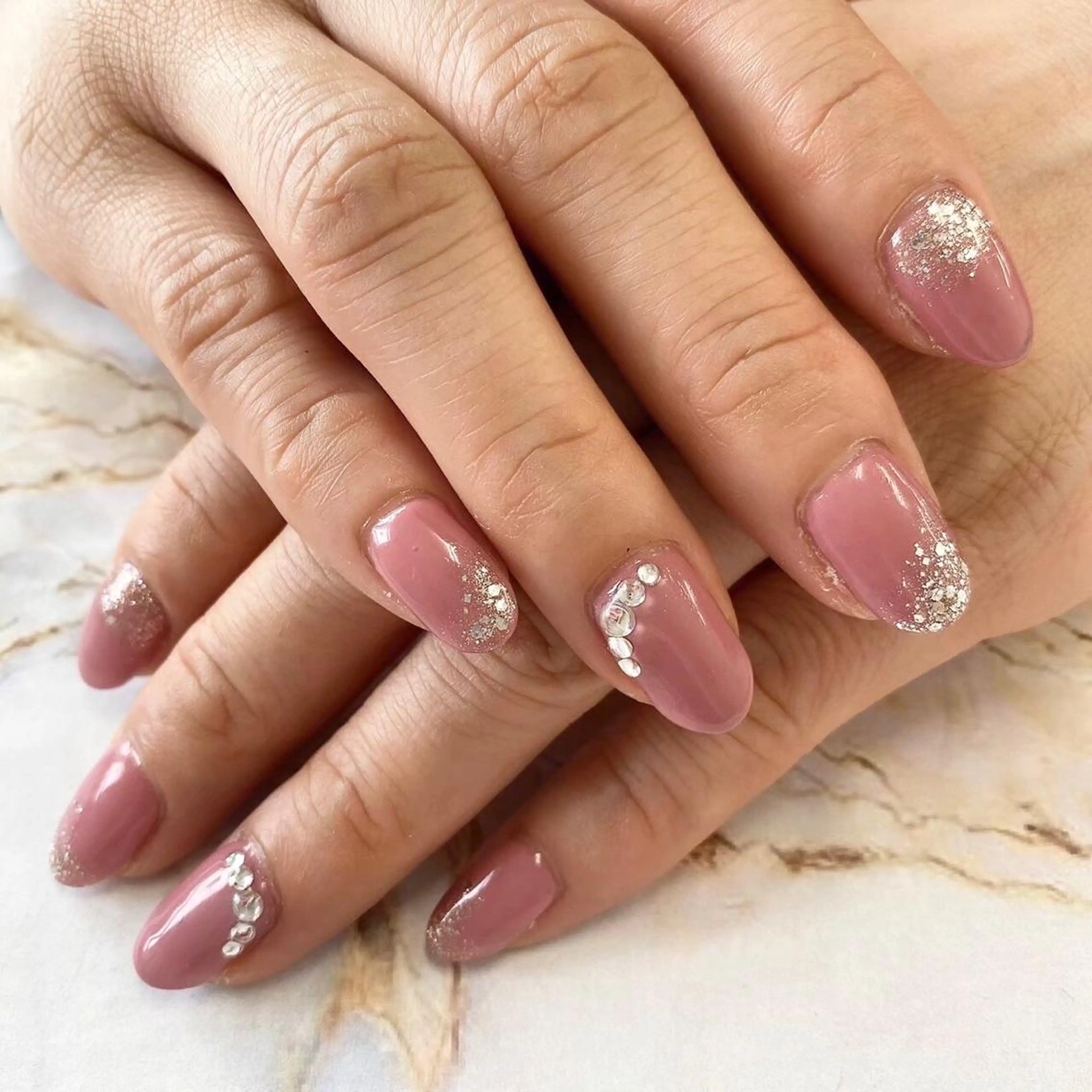 ハンドソフトジェルネイル/オフありの写真