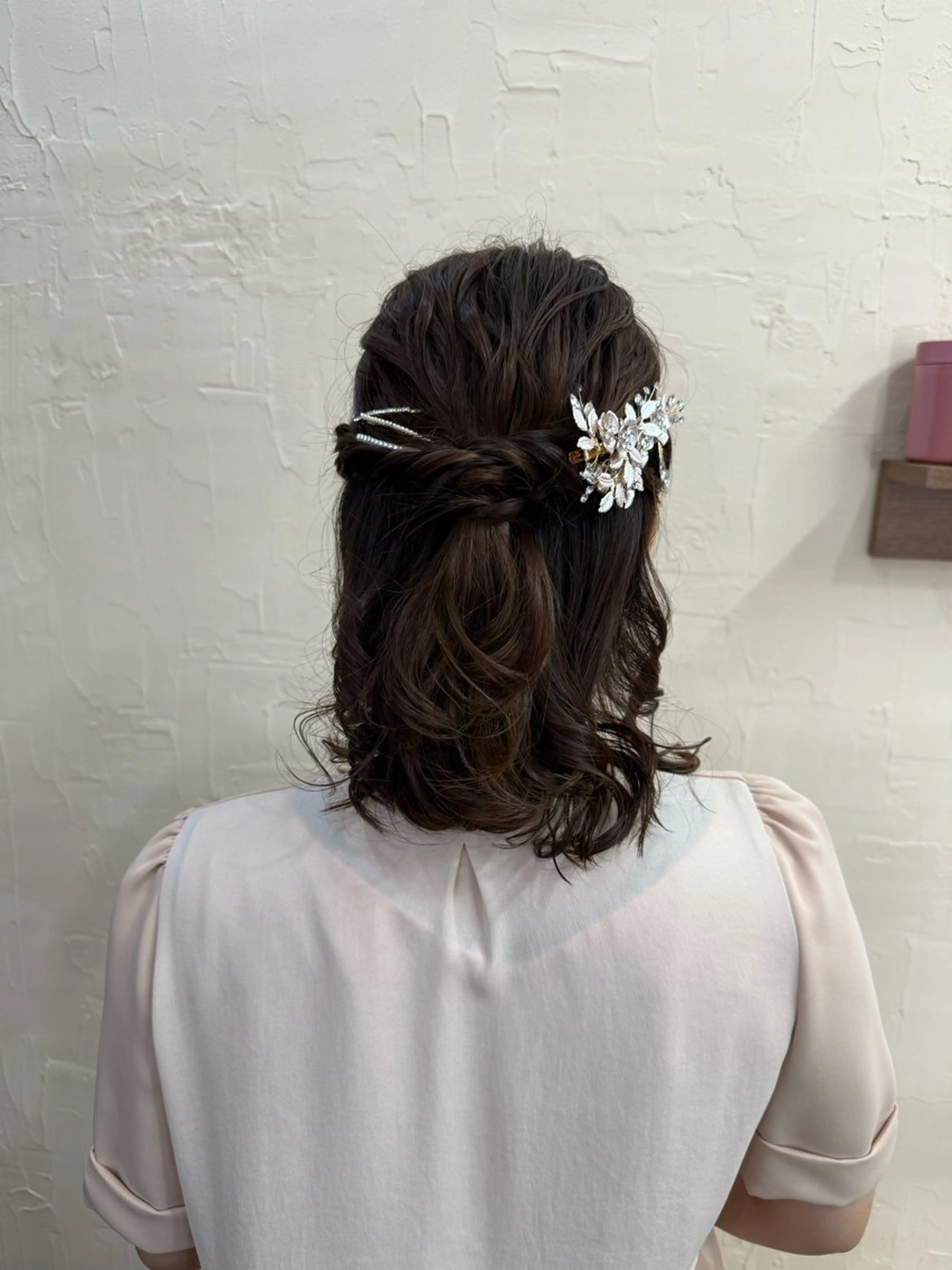 ミディアム ヘアアレンジ ヘアセット まとまるボブ🌼 アレンジ🌼鴨下穂香のヘアスタイル