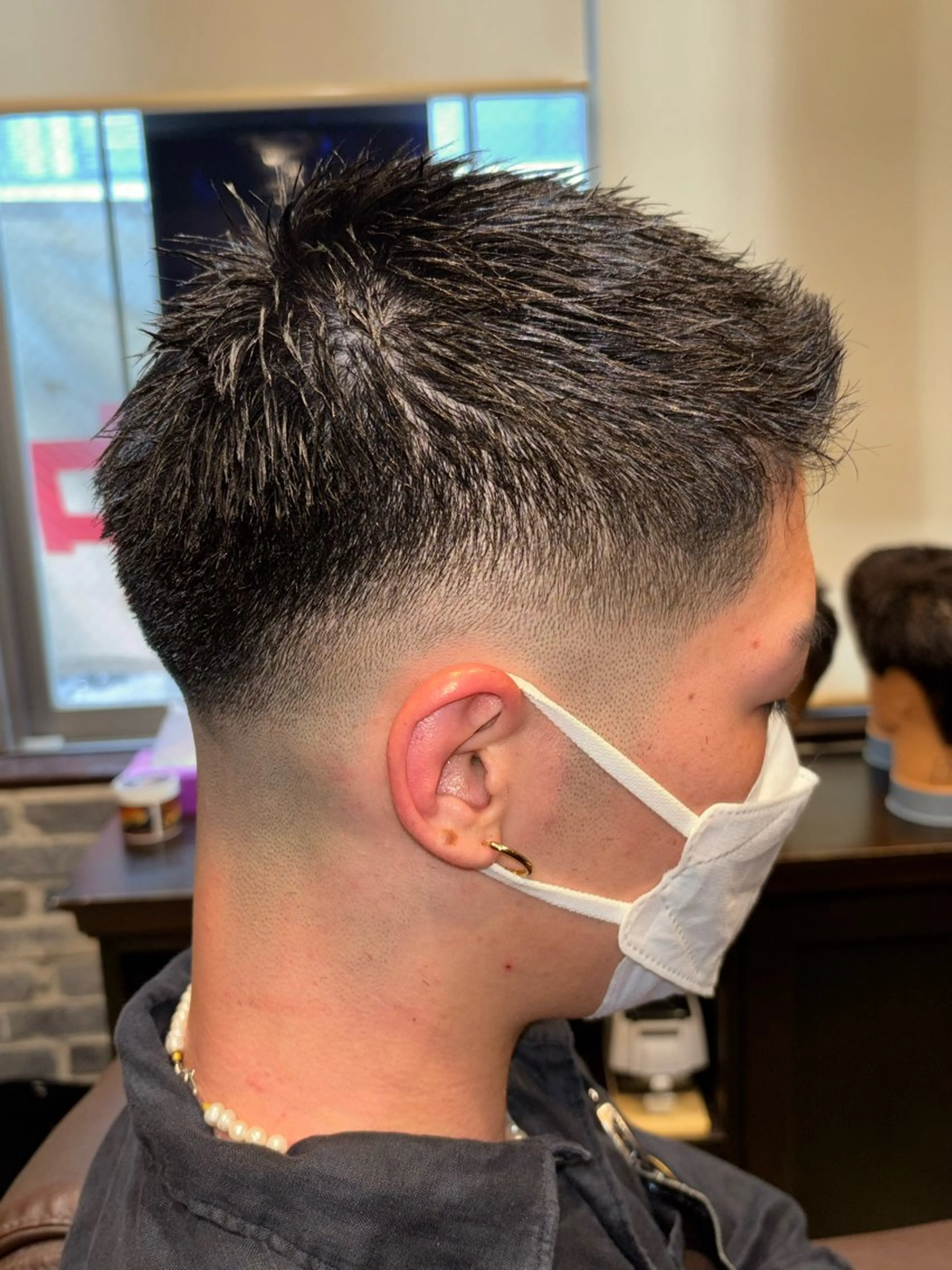 ショート メンズ millionbucks barbershop 上野店所属・【無料/特殊ヘア/ 上野/バーバー】東山のヘアスタイル