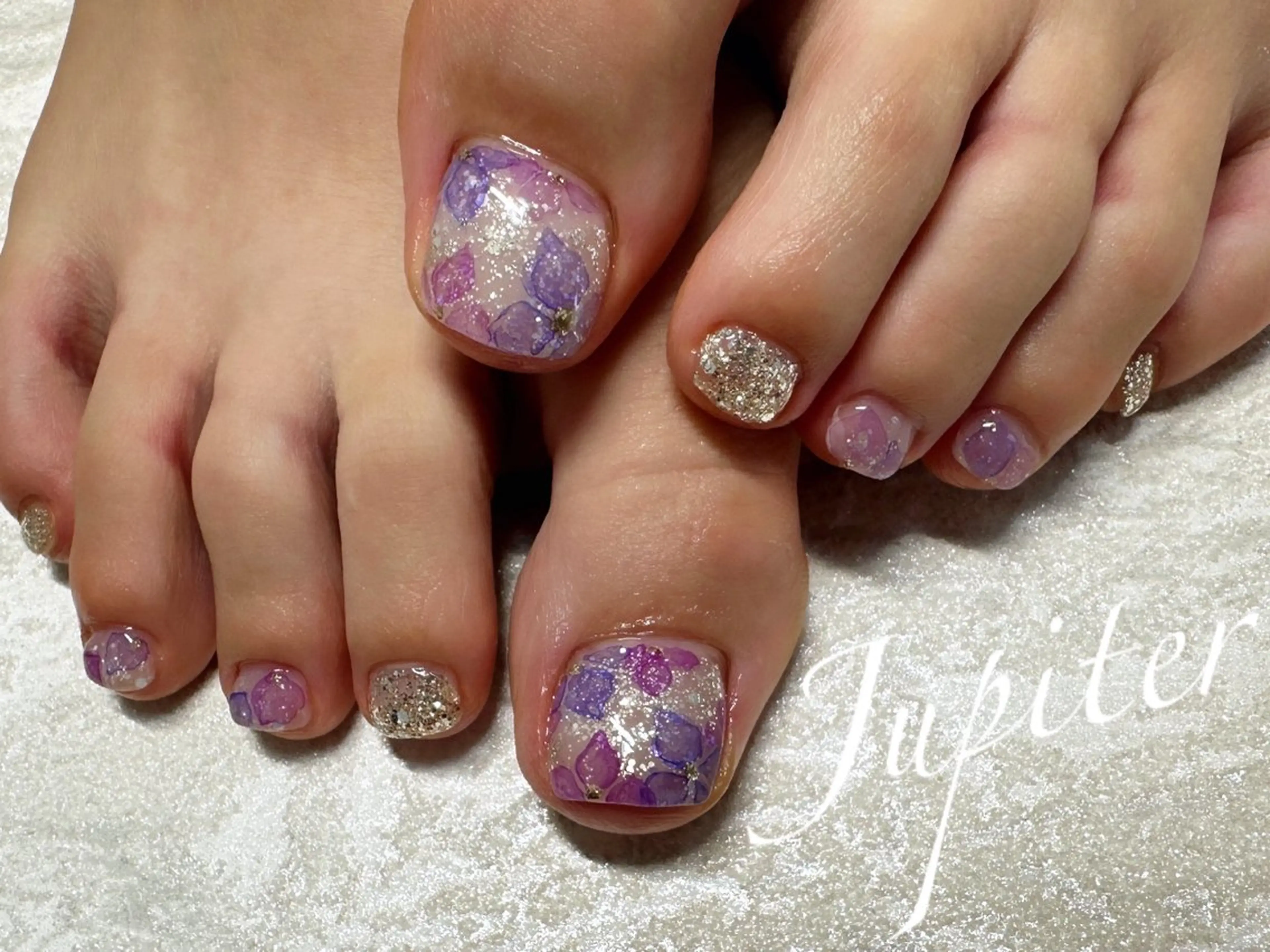 ネイル フットネイル Jupiter所属・Jupiter Toshieのネイルデザイン