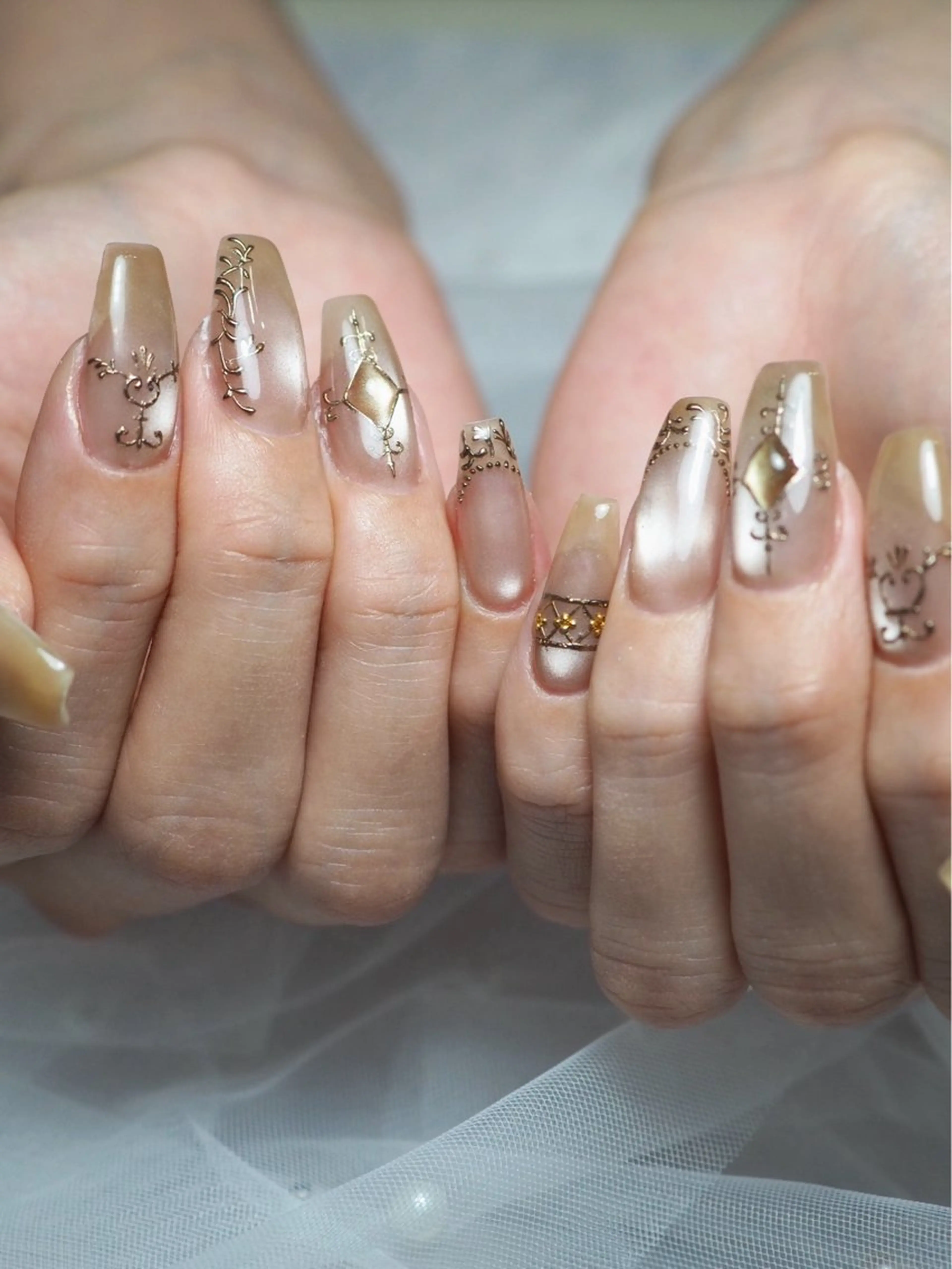 ネイル 7nail所属・なんば7nail YUZUHAのネイルデザイン