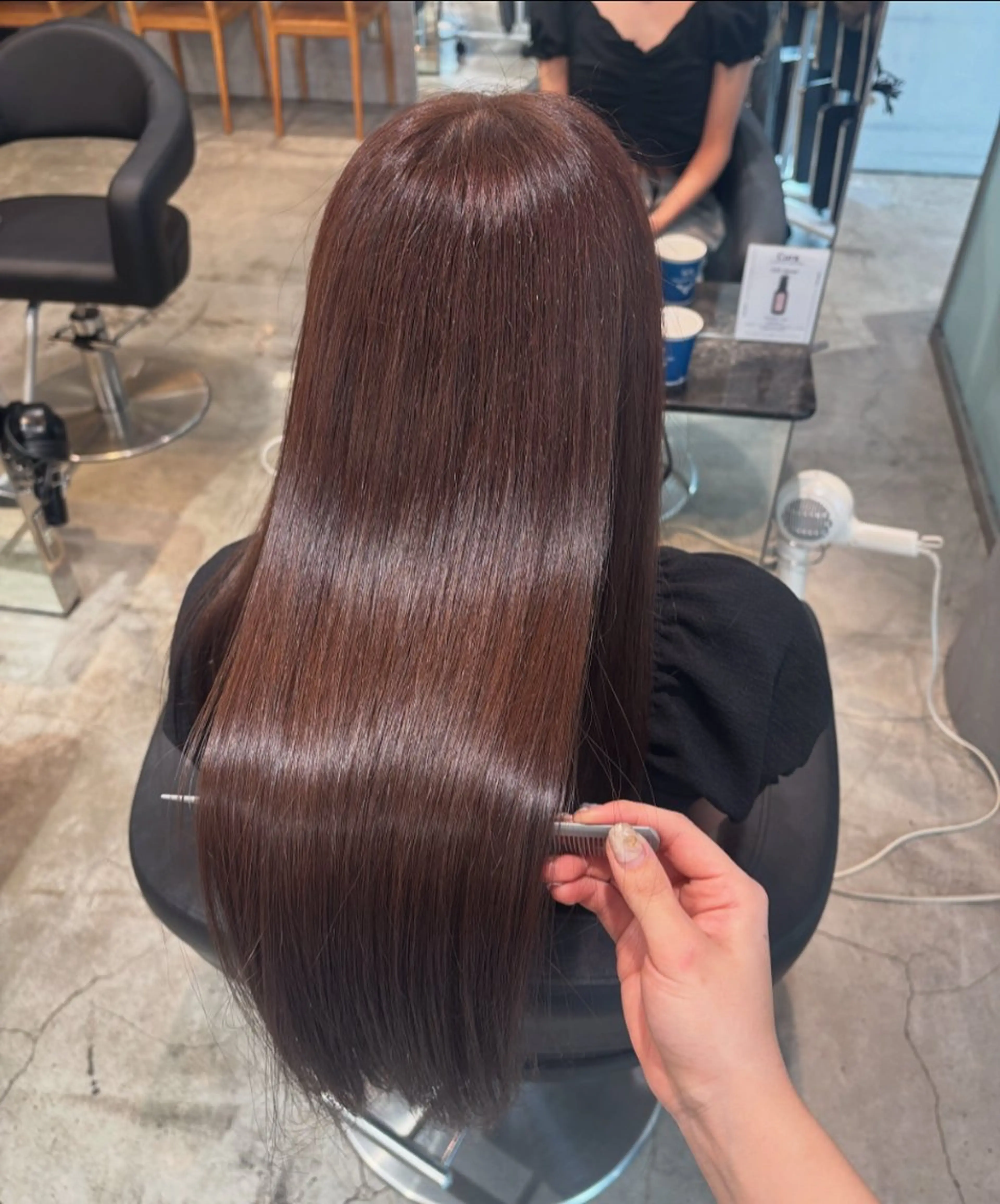 ロング カラー 髪質改善 トリートメント 髪質改善/暖色カラー 美花🐰🎀のヘアスタイル