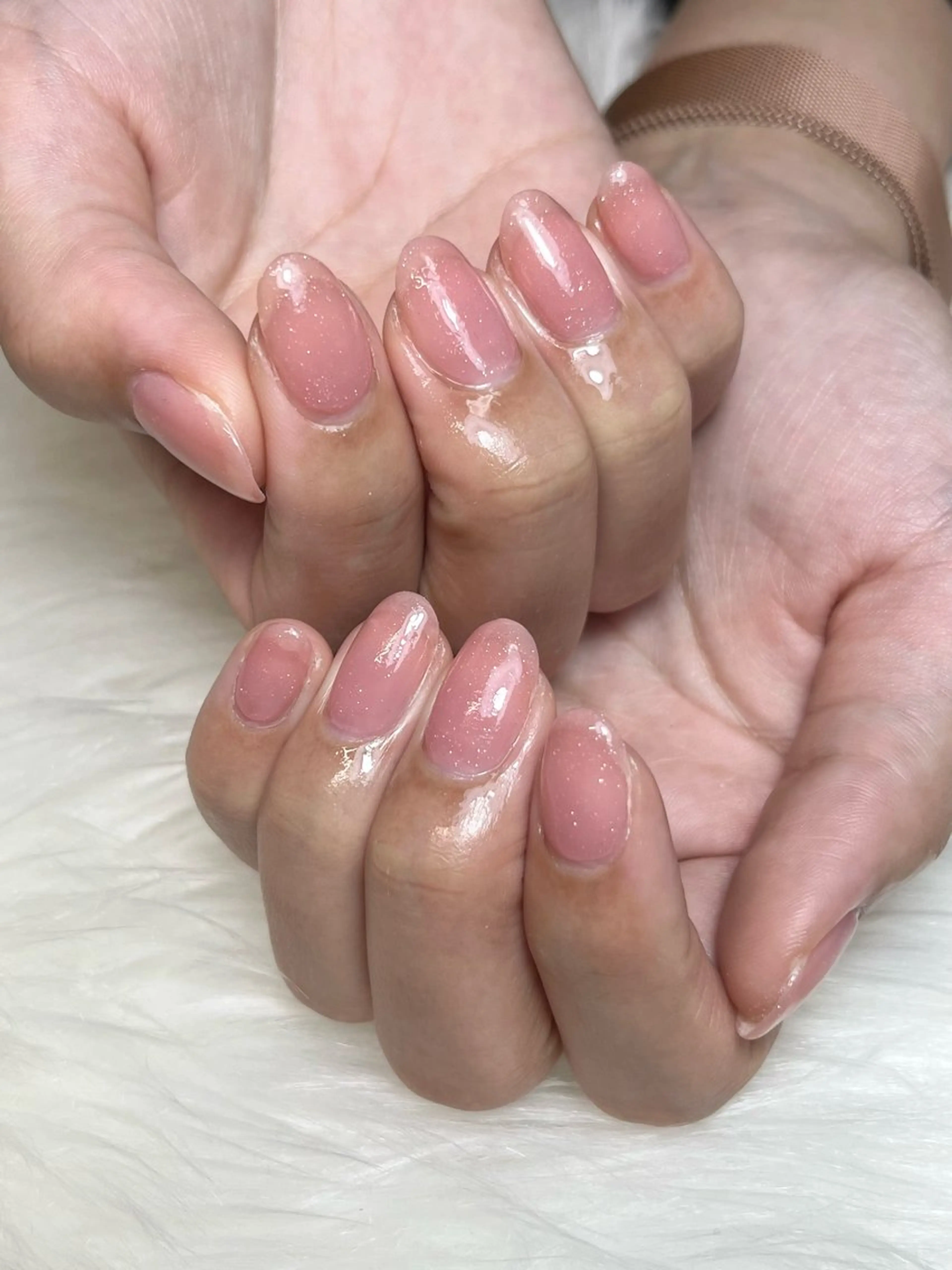 ネイル ラメ(グリッター) ワンカラーネイル ハンドネイル nail salon epeのネイルデザイン