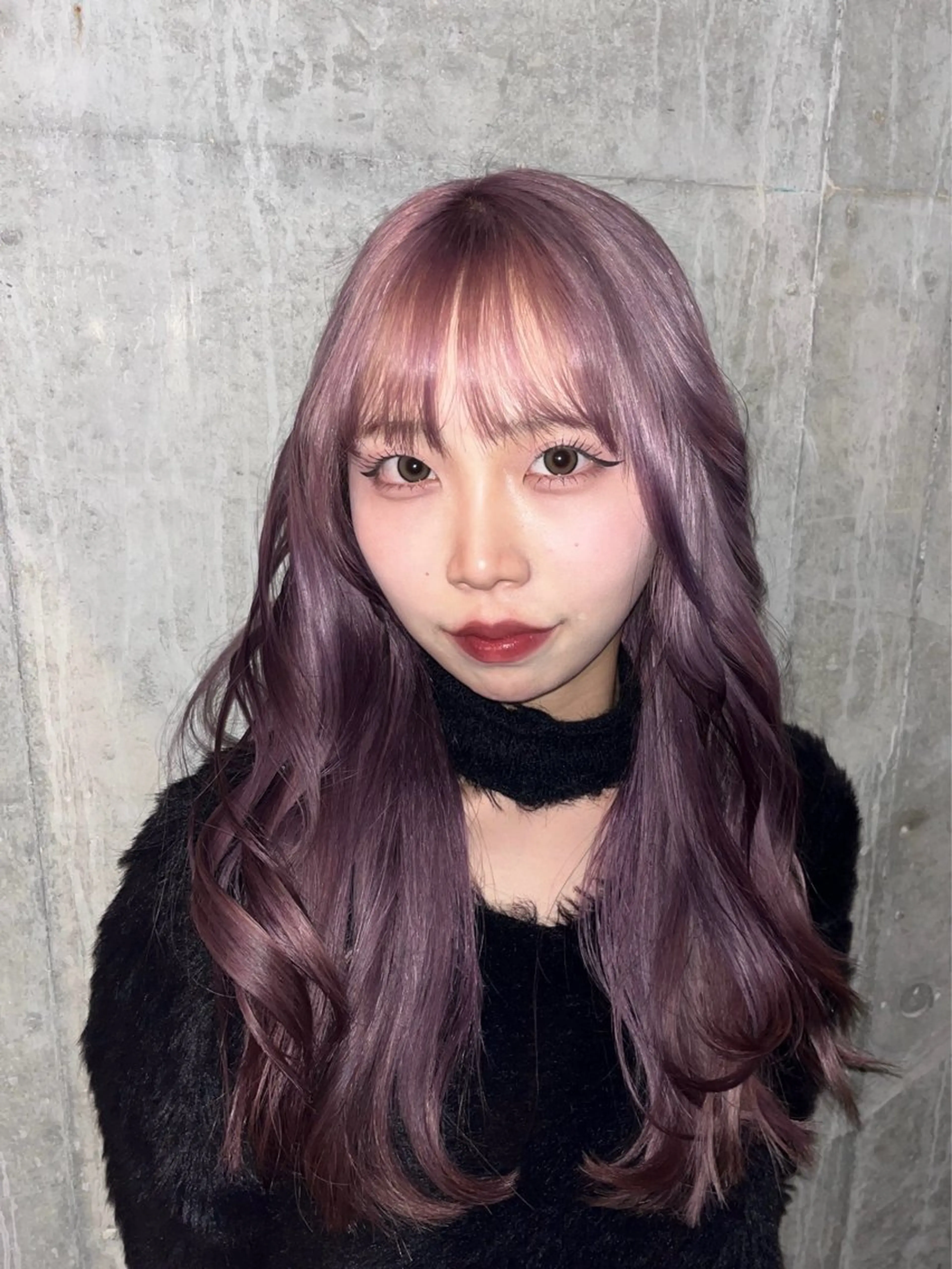 ロング カラー ヘアアレンジ ヘアカラー SOL.JINGUMAE所属・原宿・デザインカラー YUI🤍ྀིのヘアスタイル