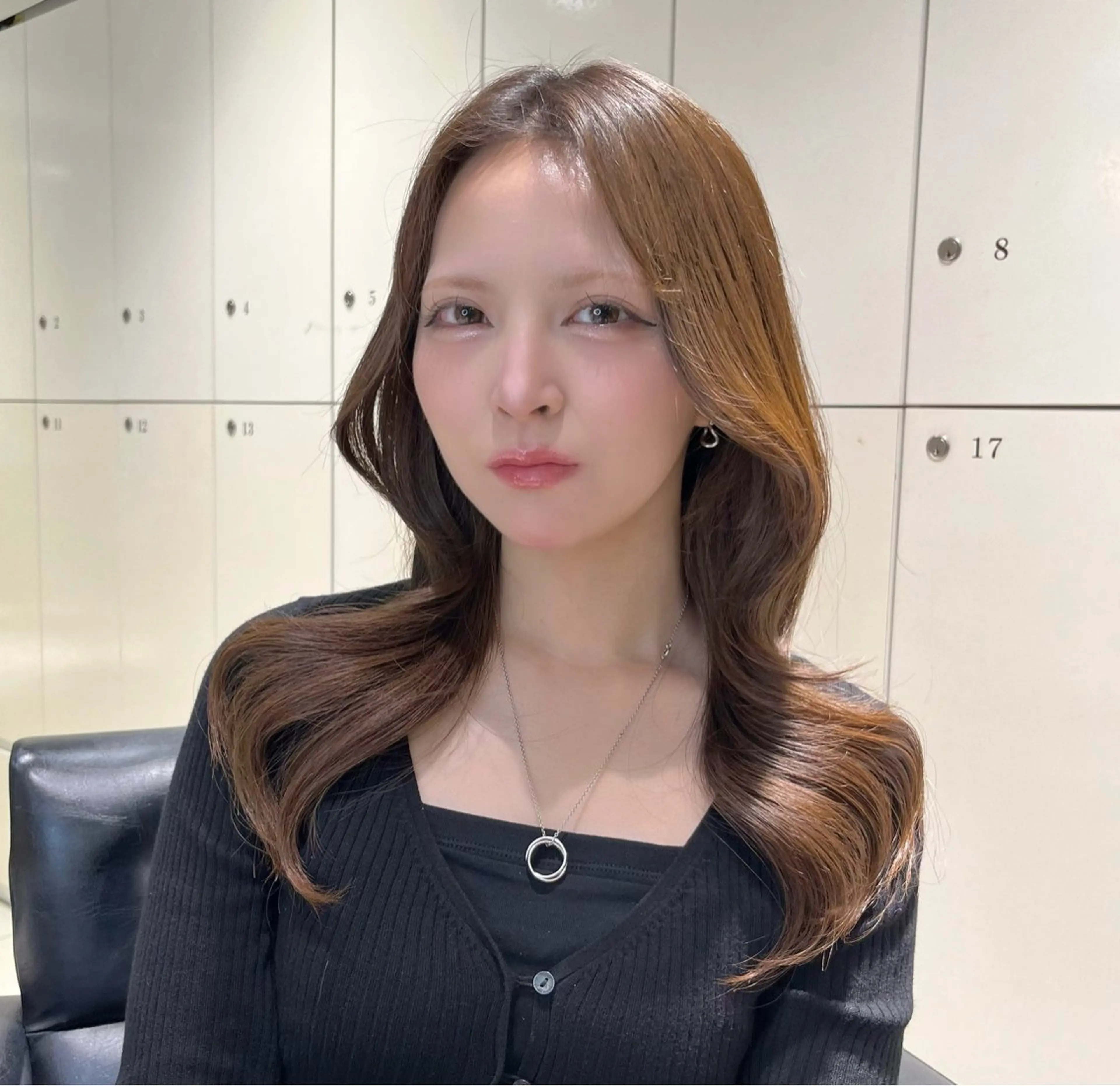 ロング 髪質改善/透明感カラ ー/レイヤー/あやはのヘアスタイル