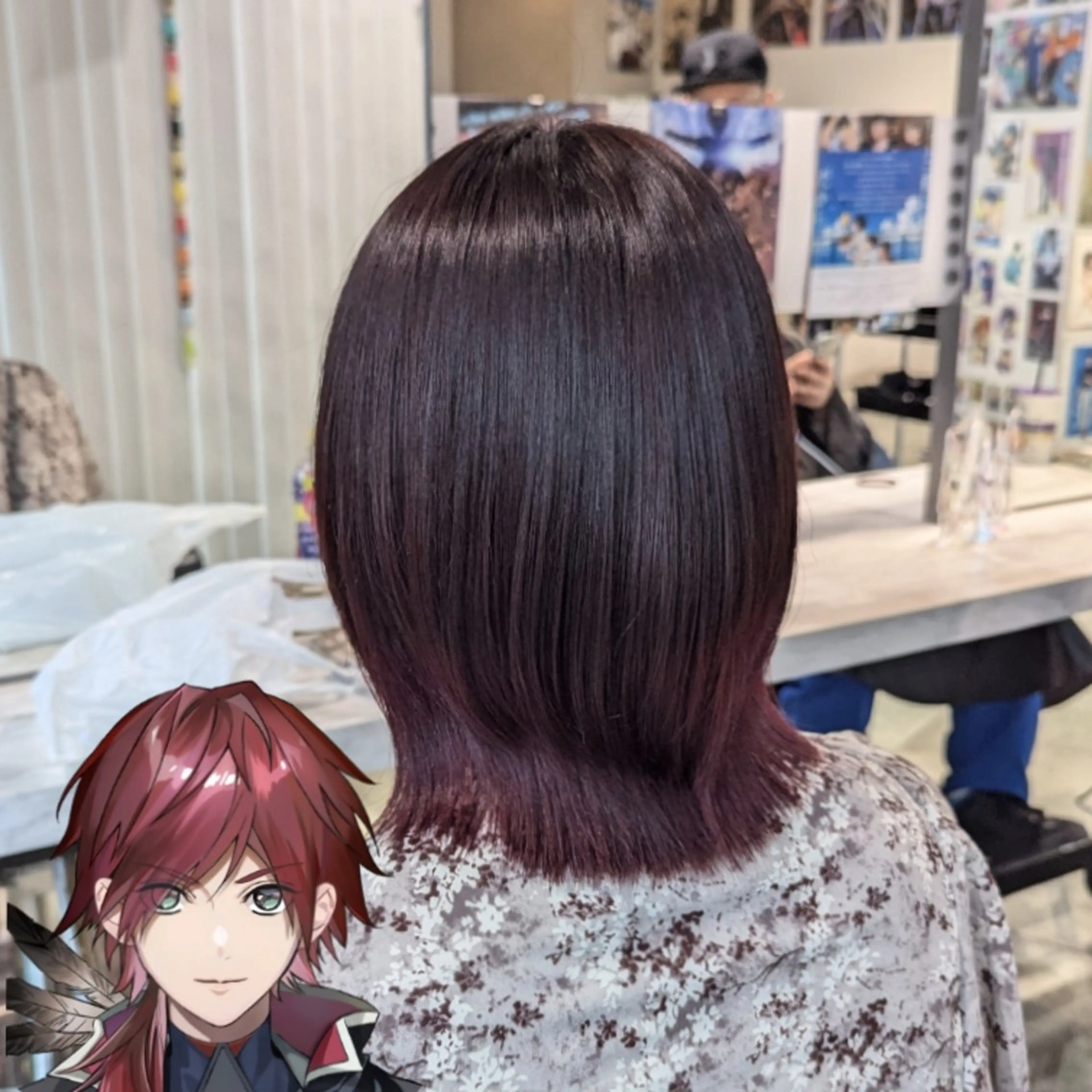 カラー ミディアム ブリーチ デザインカラー インナーカラー 推しカラー🦉にじさ んじカラー🌈🕒✨のヘアスタイル