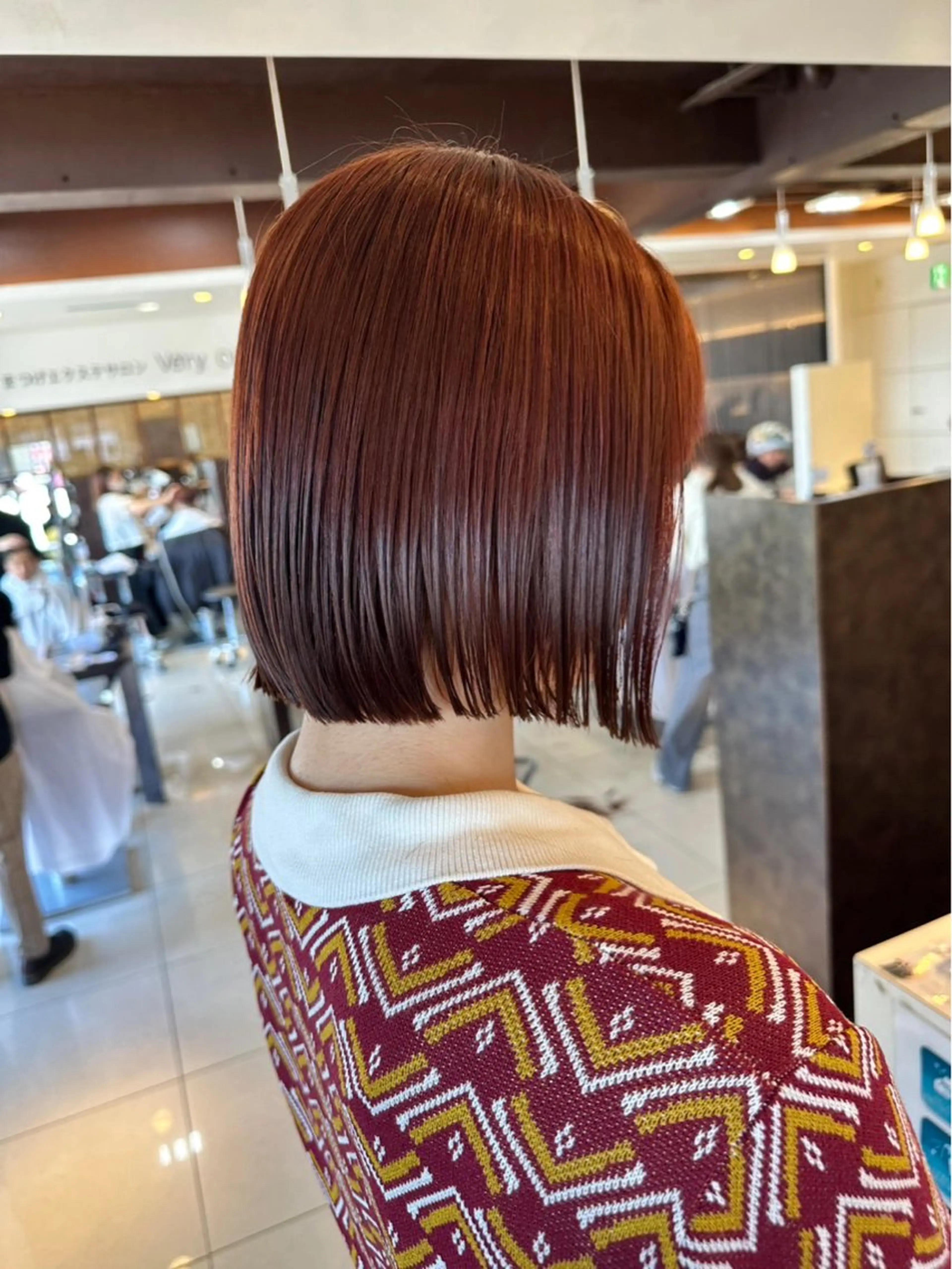 ミディアム カラー 🤎韓国ヘア ベージュ まゆか🤎のヘアスタイル