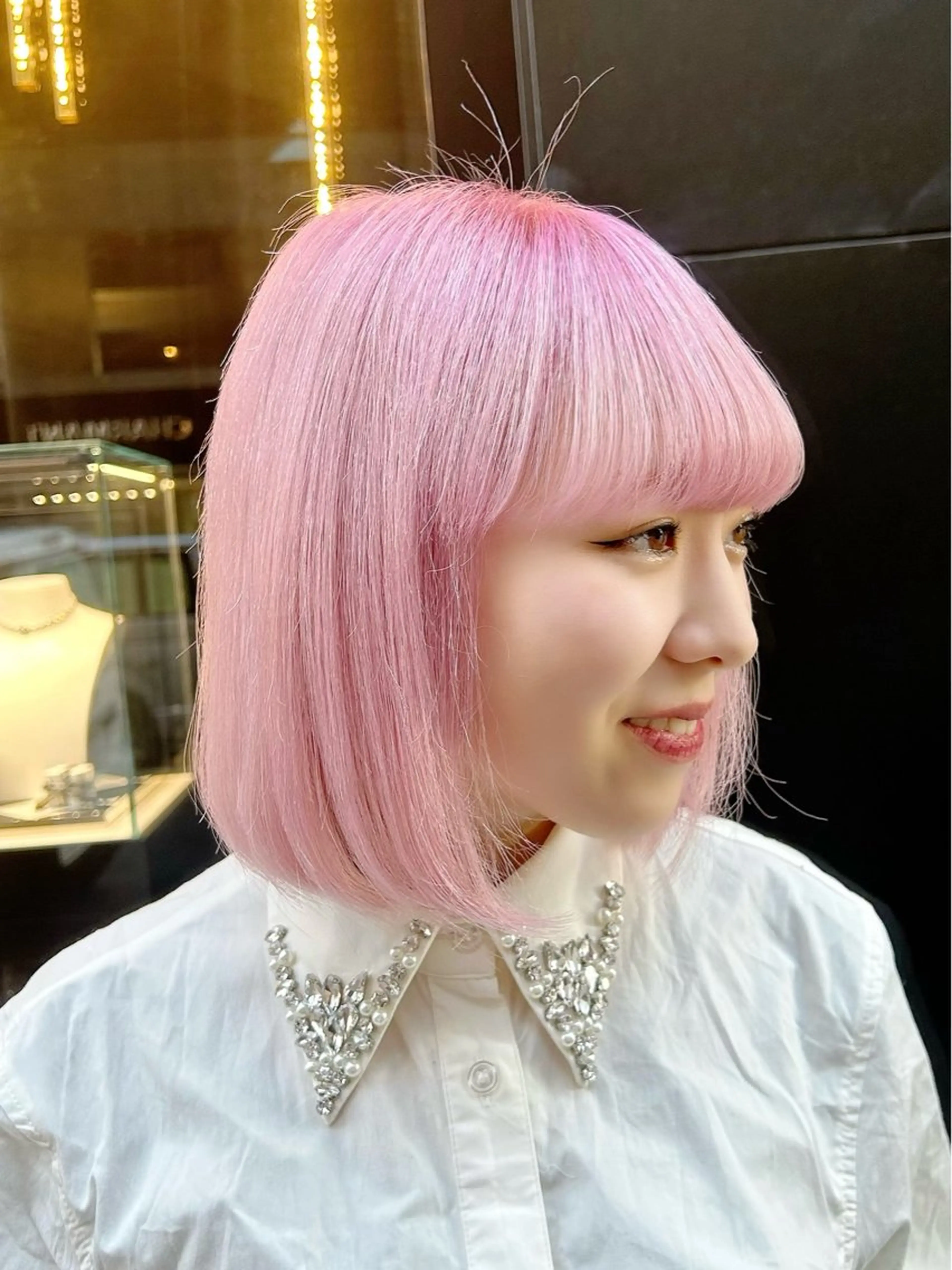 ミディアム ヘアカラー 艶カラーリスト 🌈銀座🌈牛込萌香のヘアスタイル