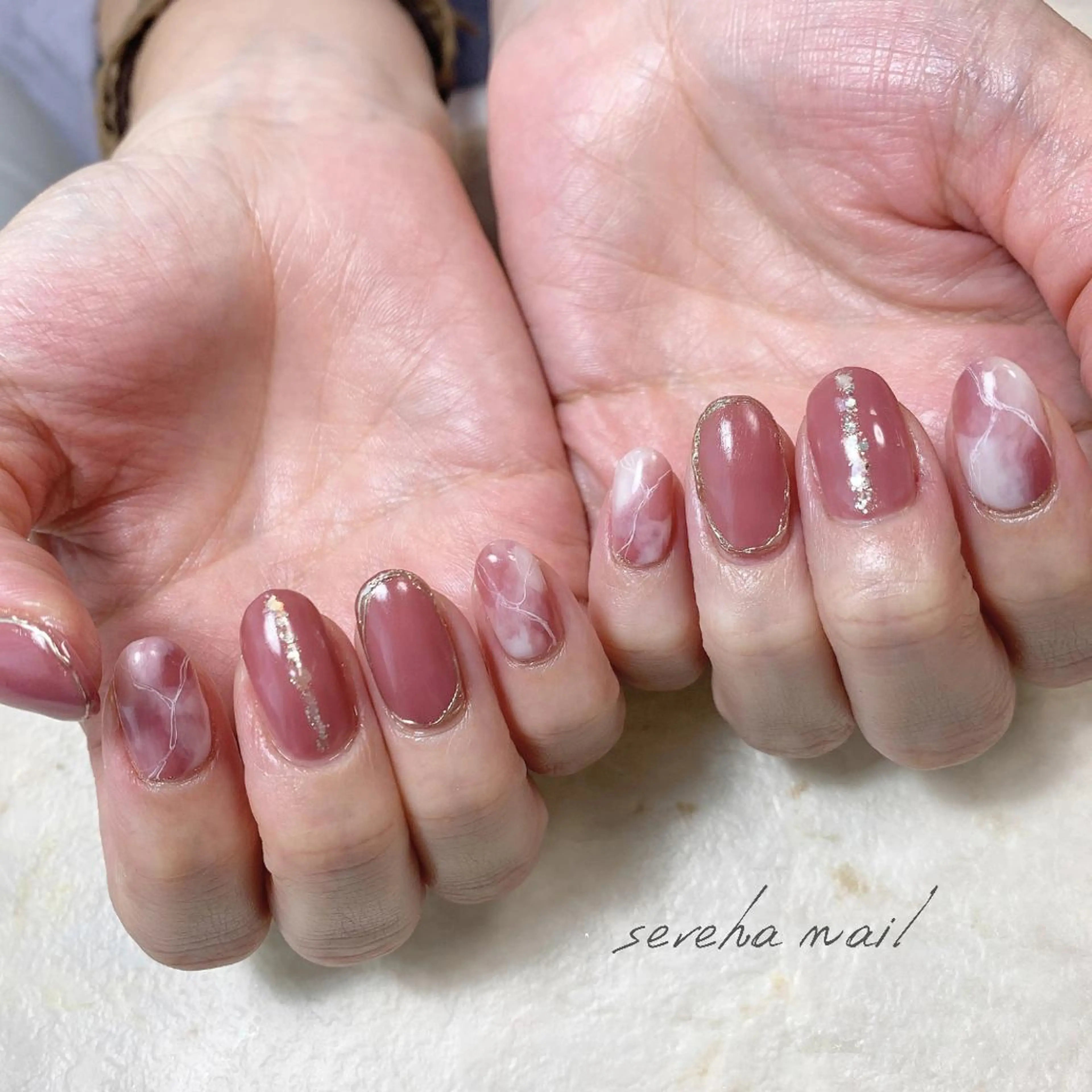 ネイル 持ち込み sereha nailのネイルデザイン