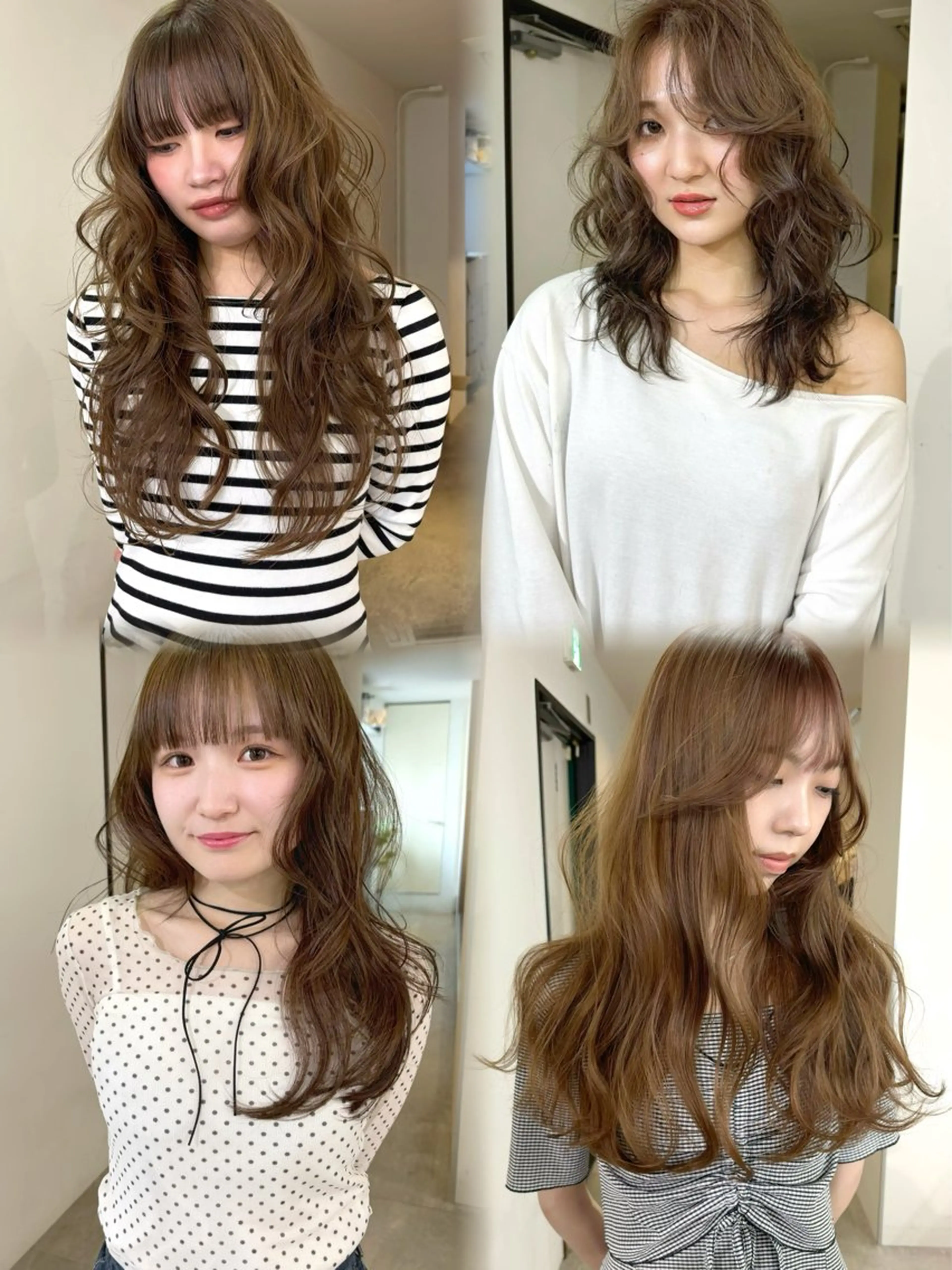 ロング カラー 黒髪 ブリーチ ダブルカラー ブリーチなしカラー カット ヘアカラー mizuki/ピンク ベージュ.レイヤーのヘアスタイル