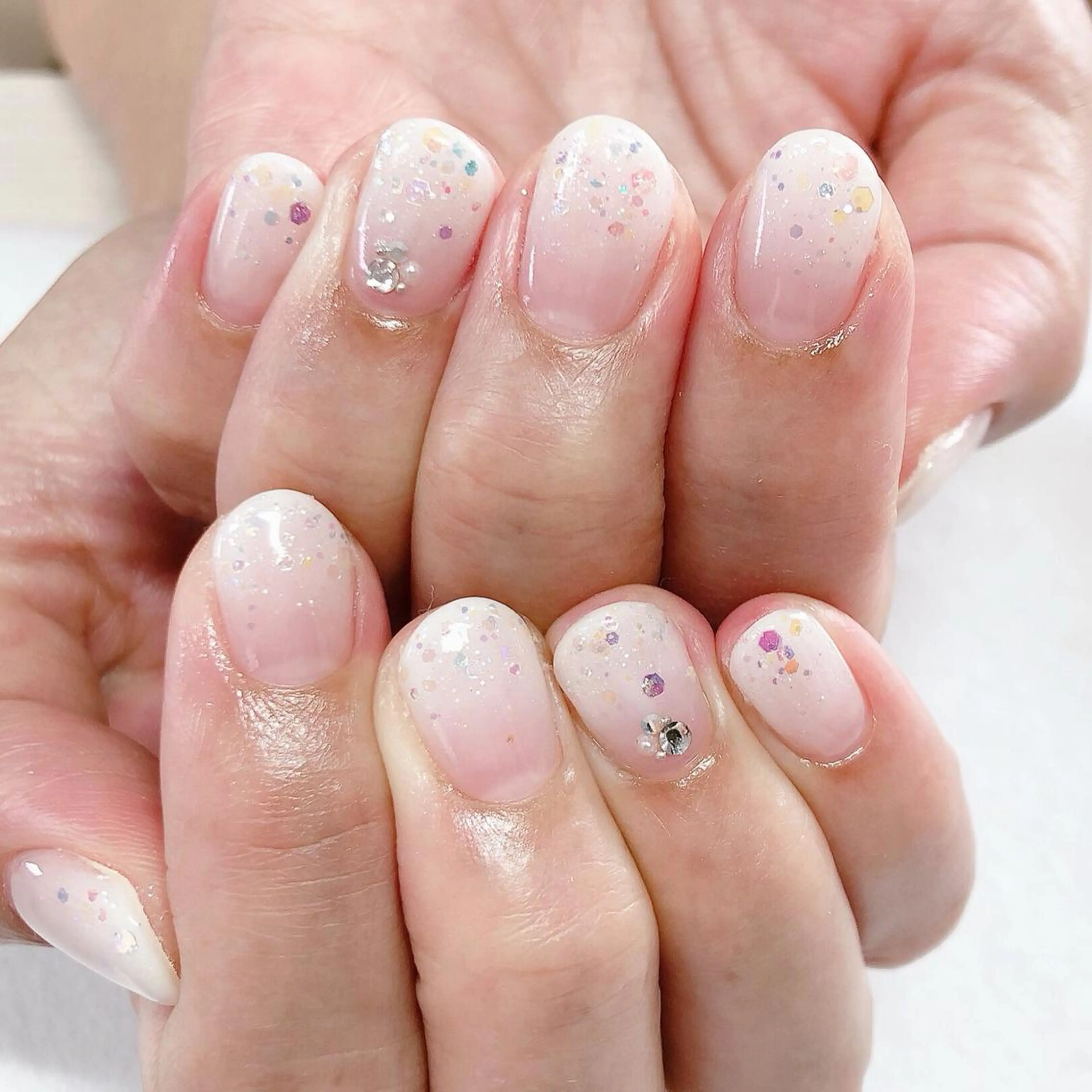 ネイル ジェルネイル シンプルネイル 東 千夏のネイルデザイン