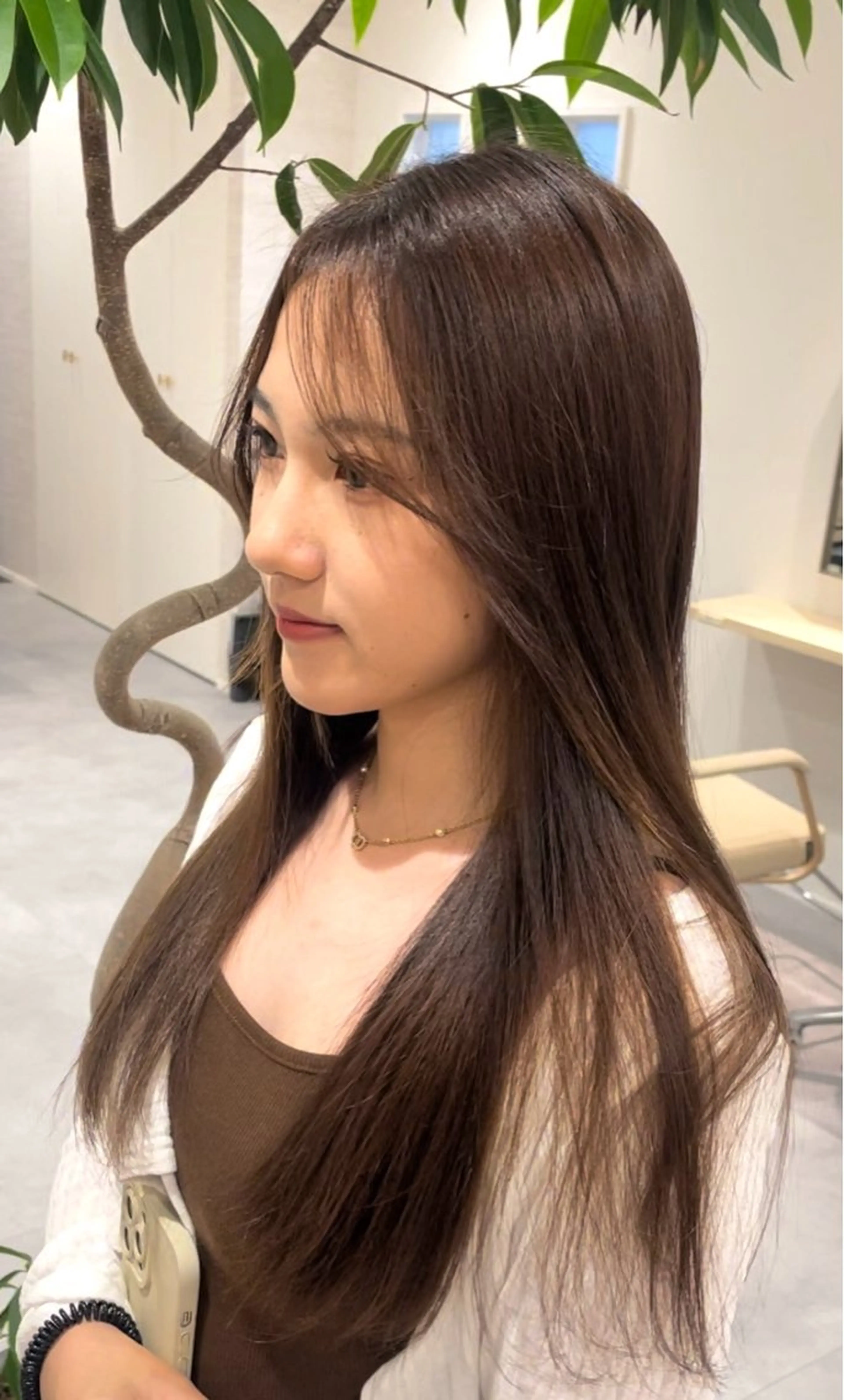 ロング カット ヘアカラー トリートメント AO所属・ボブ/艶カラー/ 縮毛矯正/寺岡祐斗のヘアスタイル