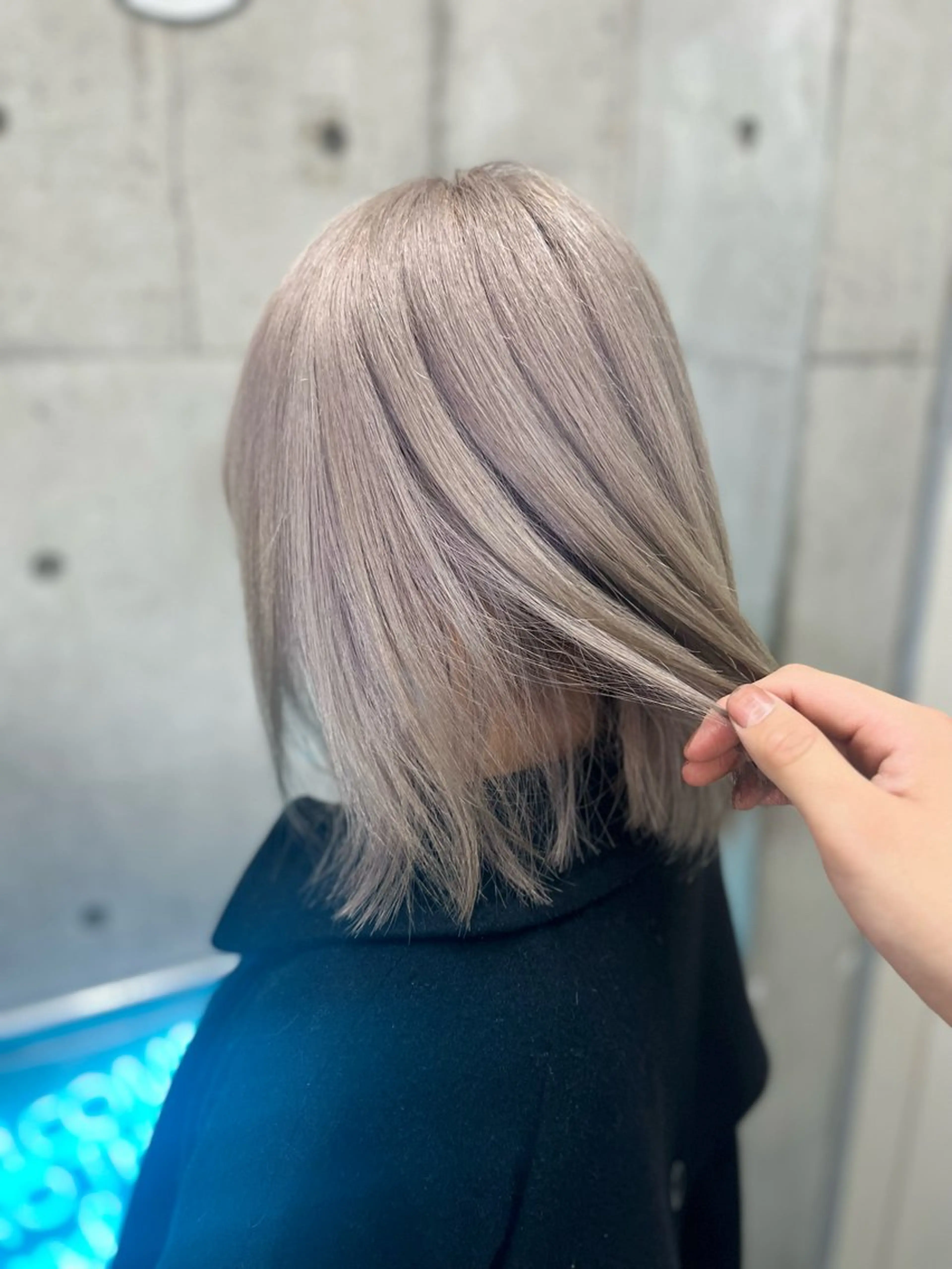 セミロング カラー カット ヘアカラー トリートメント ヘアセット 個性派ウルフ/メンズ /ブリーチ/渋谷のヘアスタイル