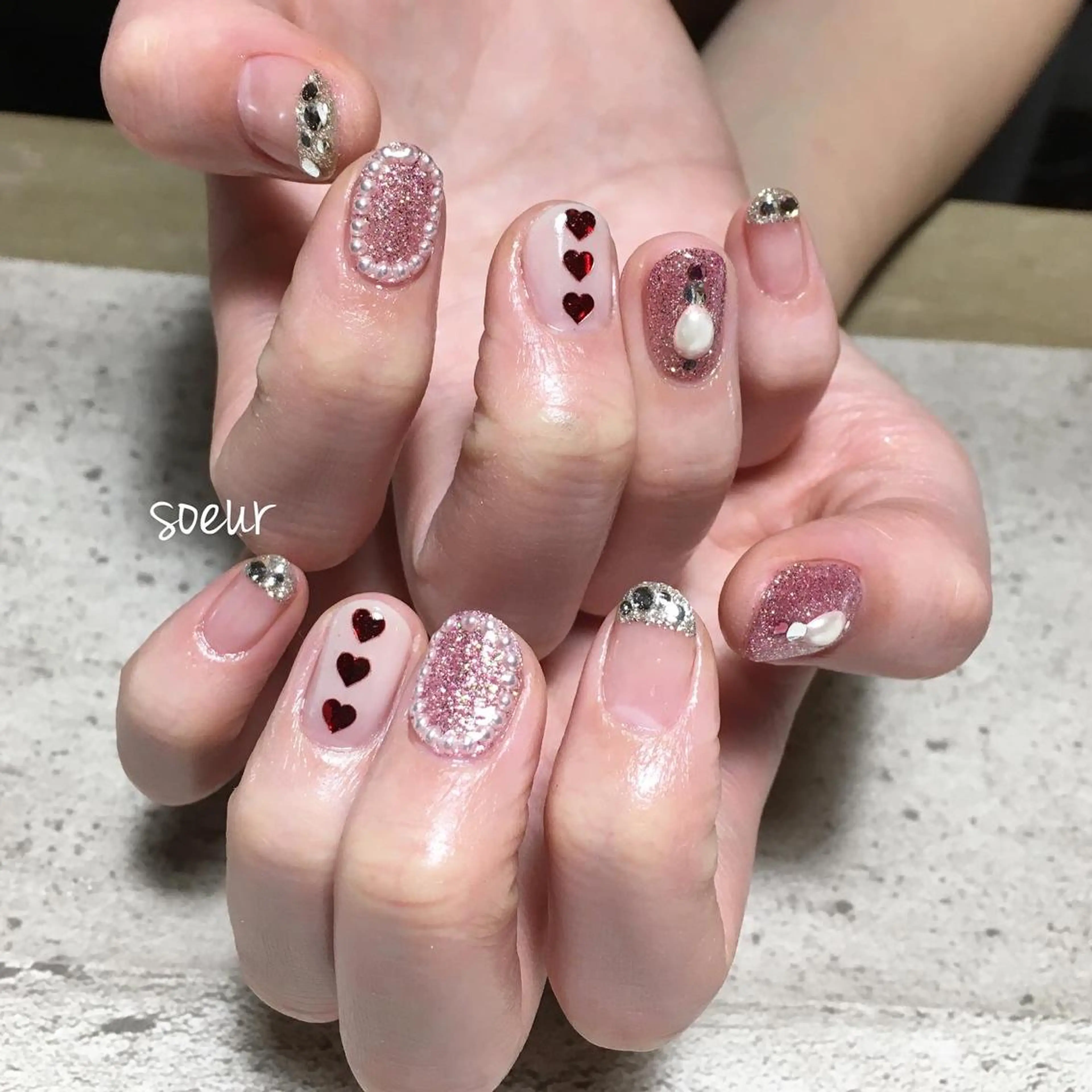 ネイル 持ち込み soeur_ 武蔵浦和のネイルデザイン