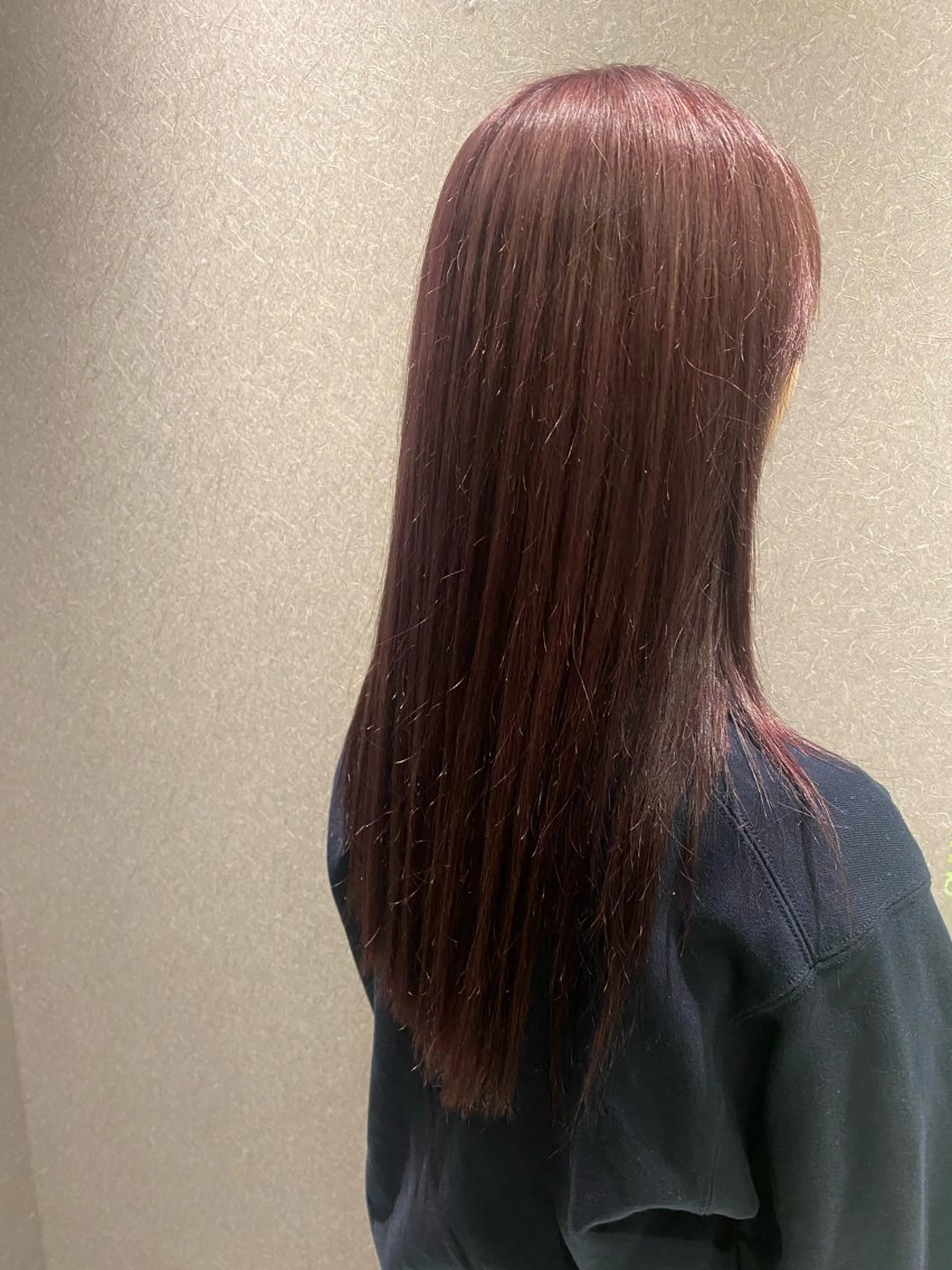 カラー ラベンダーカラー ラベンダーピンク ピンクカラー 学生 フルカワ ノゾミのヘアスタイル