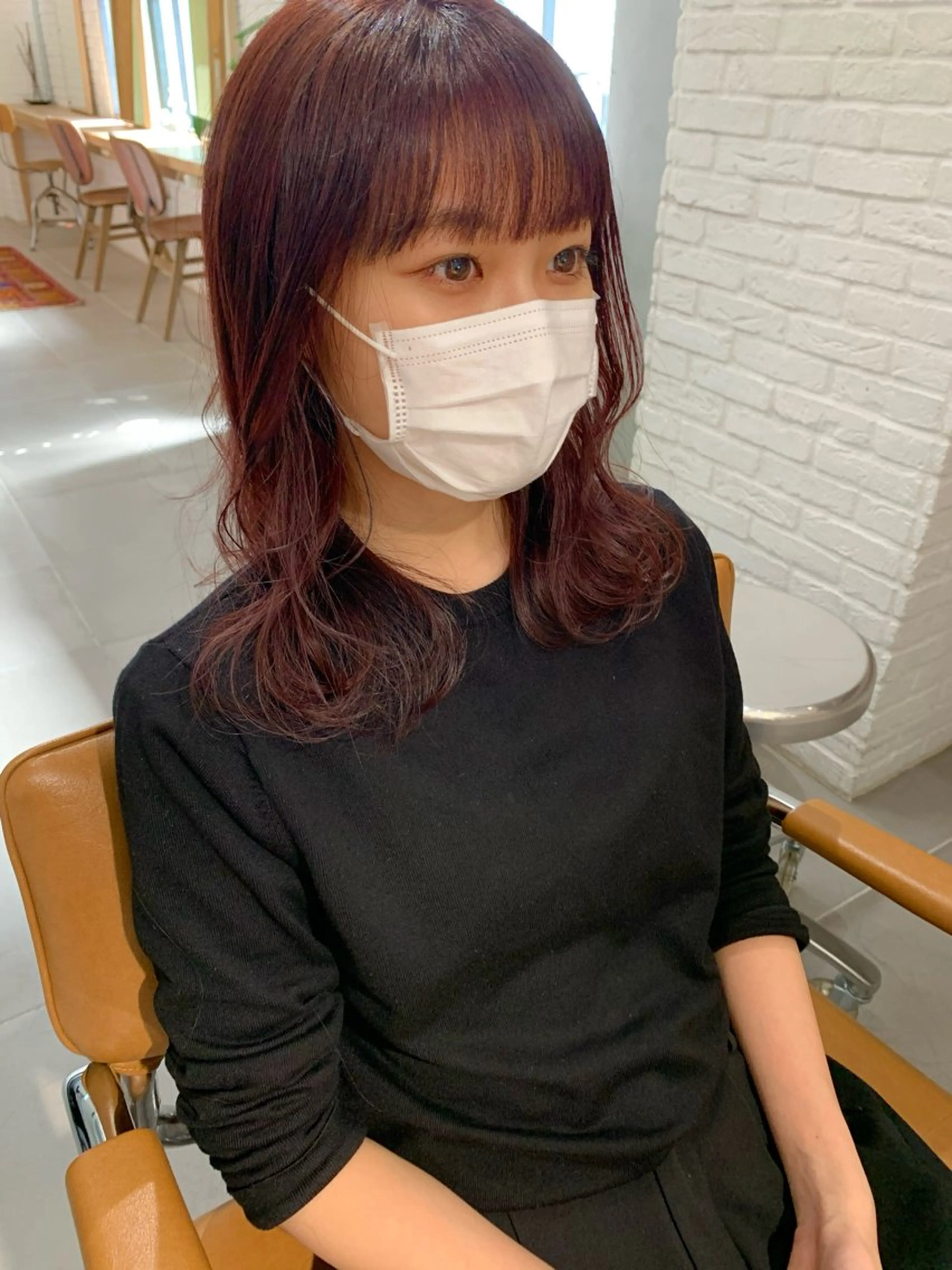 セミロング ラベンダーベージュ LOREN＋透明感 オリーブhirokoのヘアスタイル