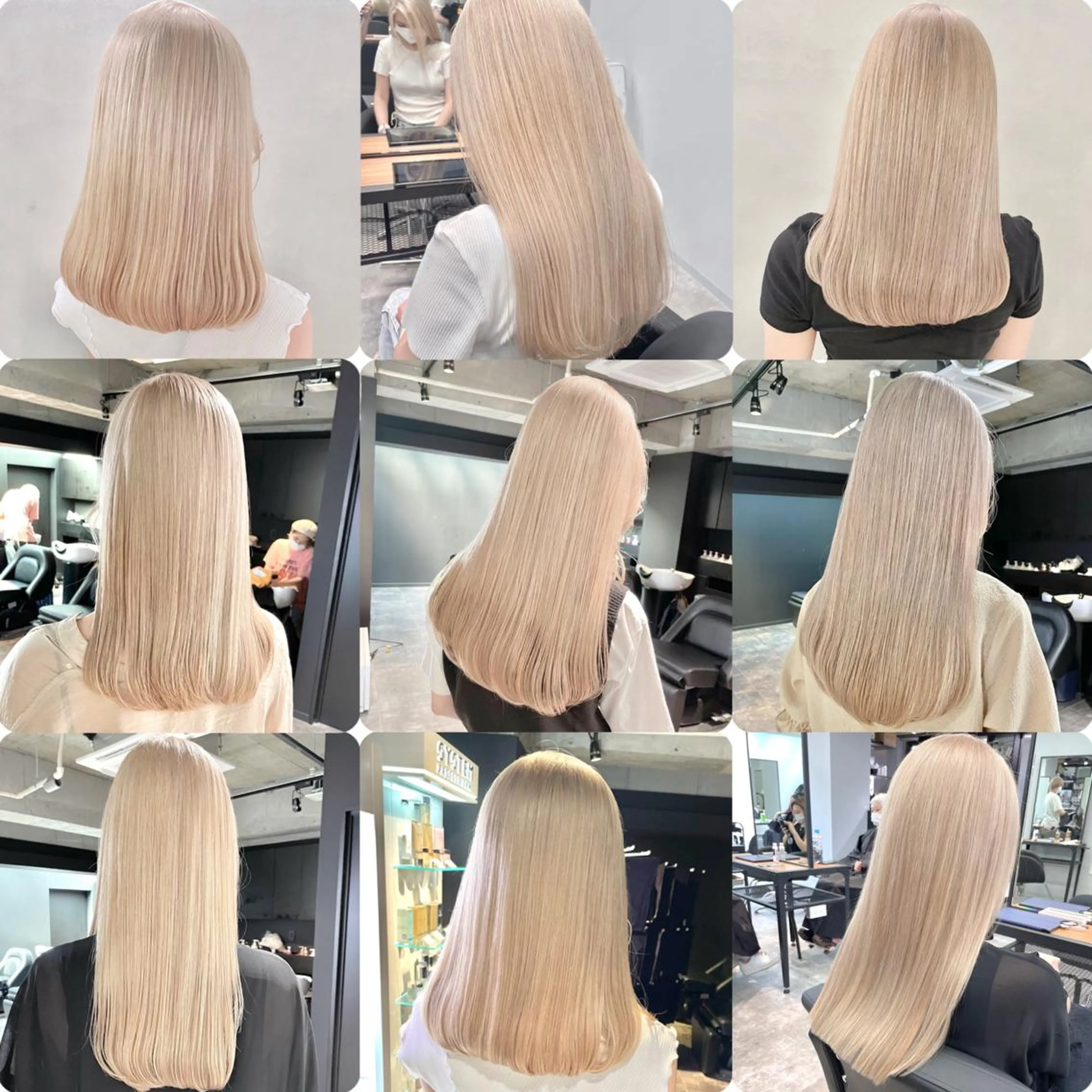 ロング カラー ベージュカラー ブロンド ブロンドベージュ ヘアカラー トリートメント MiL所属・✨ハイトーン✨ 濱田知孝のヘアスタイル