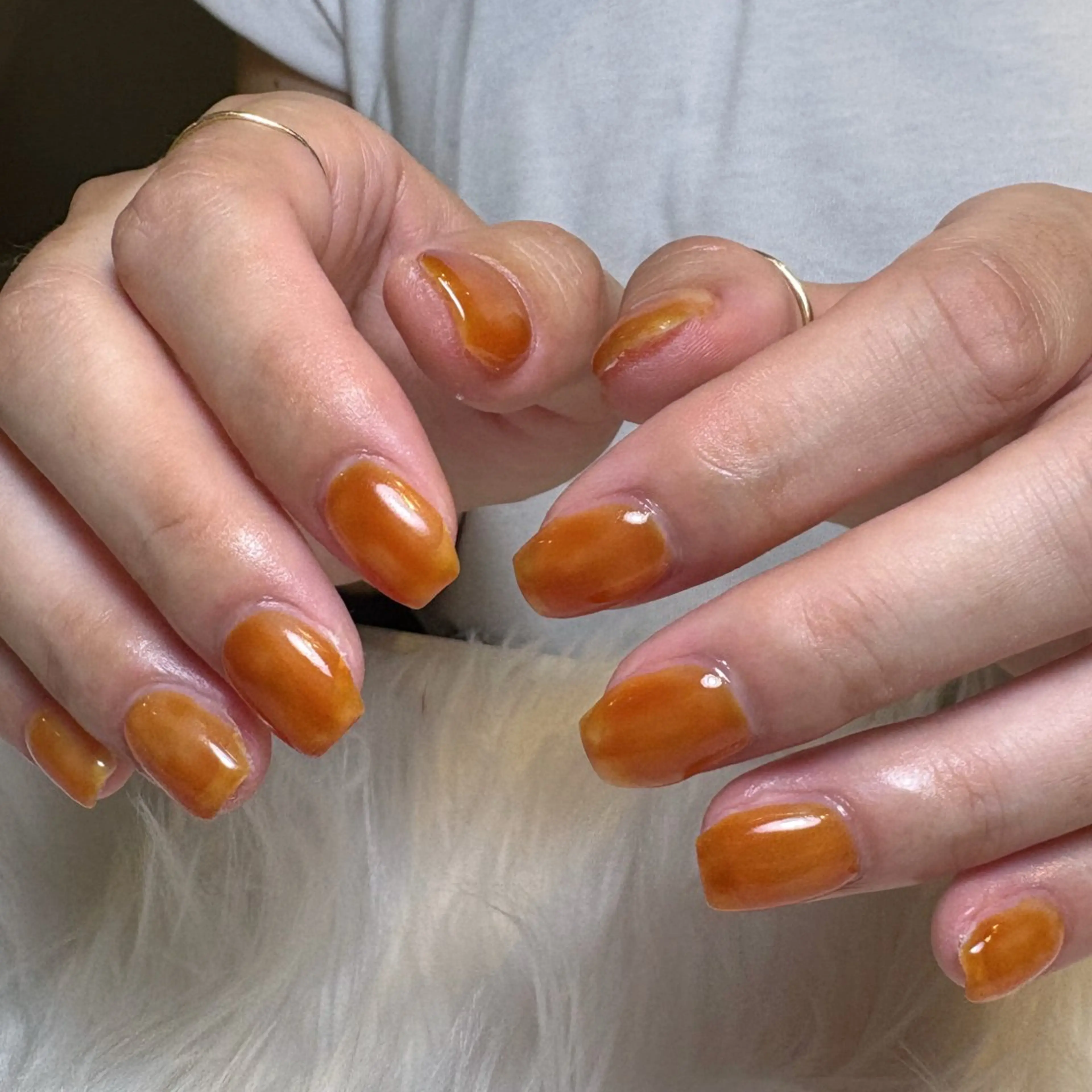 ネイル ワンカラーネイル ハンドネイル EmaNail肥後橋店所属・EmaNail 肥後橋店🤍YURIのネイルデザイン