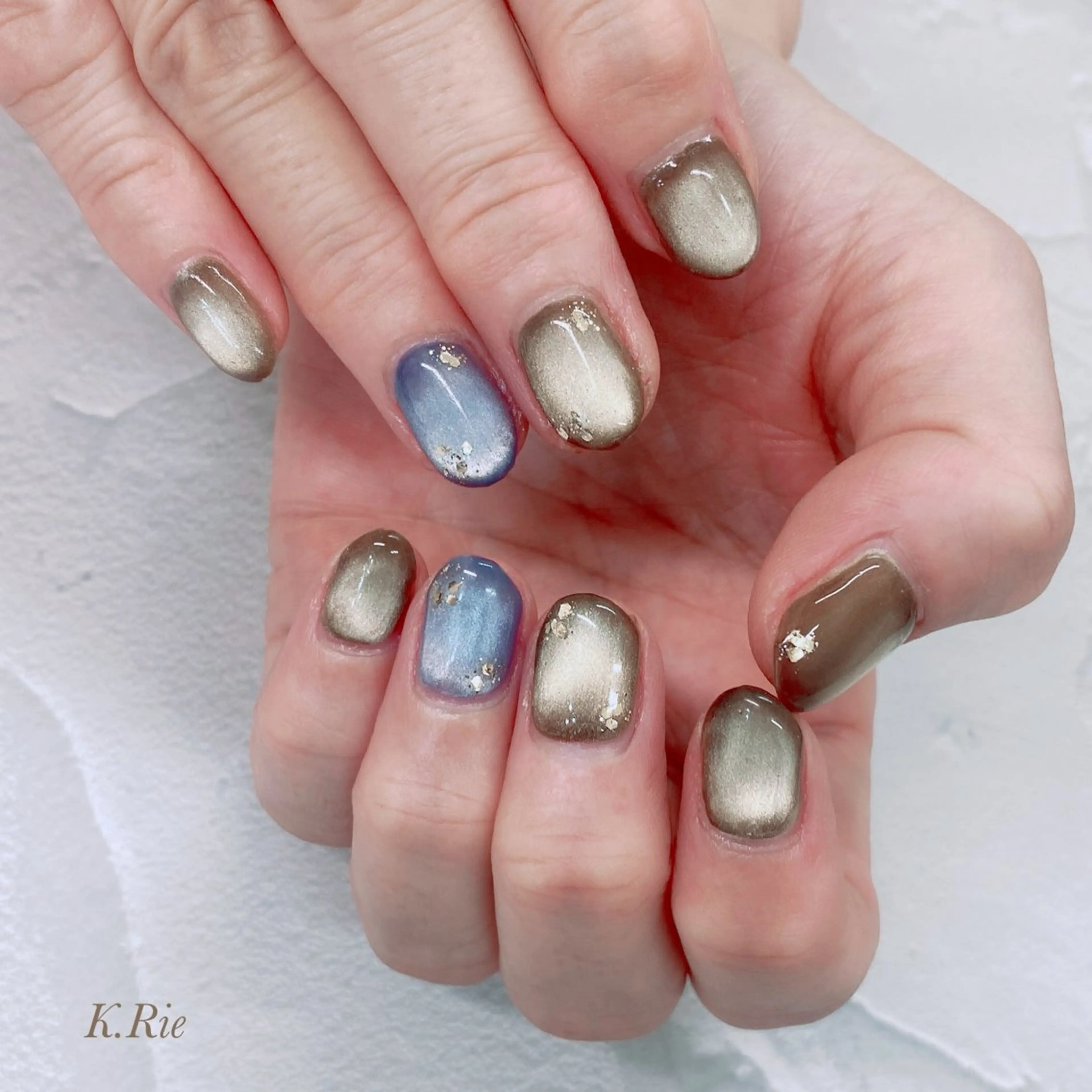 ネイル K. Rie minion 北浦和のネイルデザイン