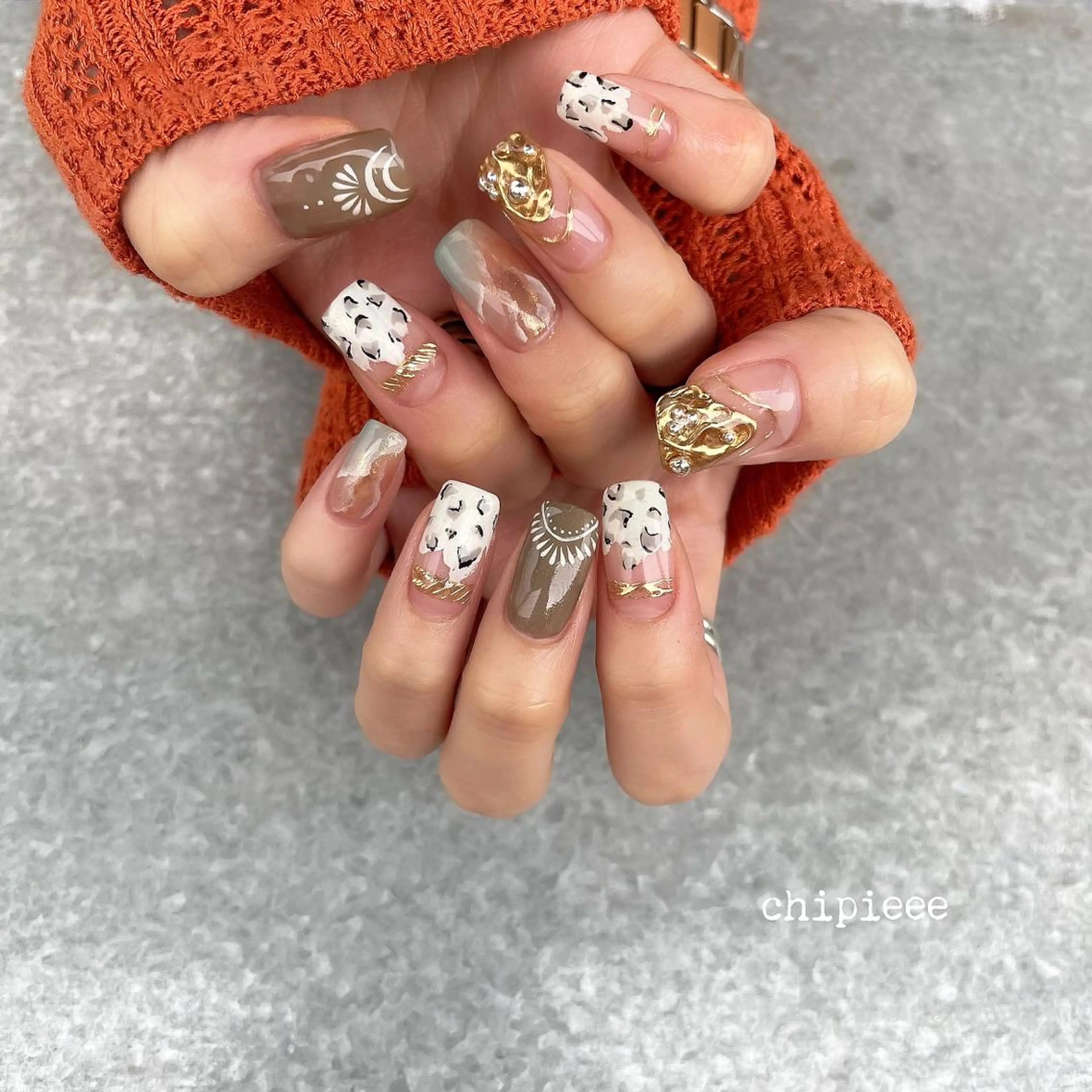 ネイル アニマル柄 ハンドネイル HiMe .のその他イメージ