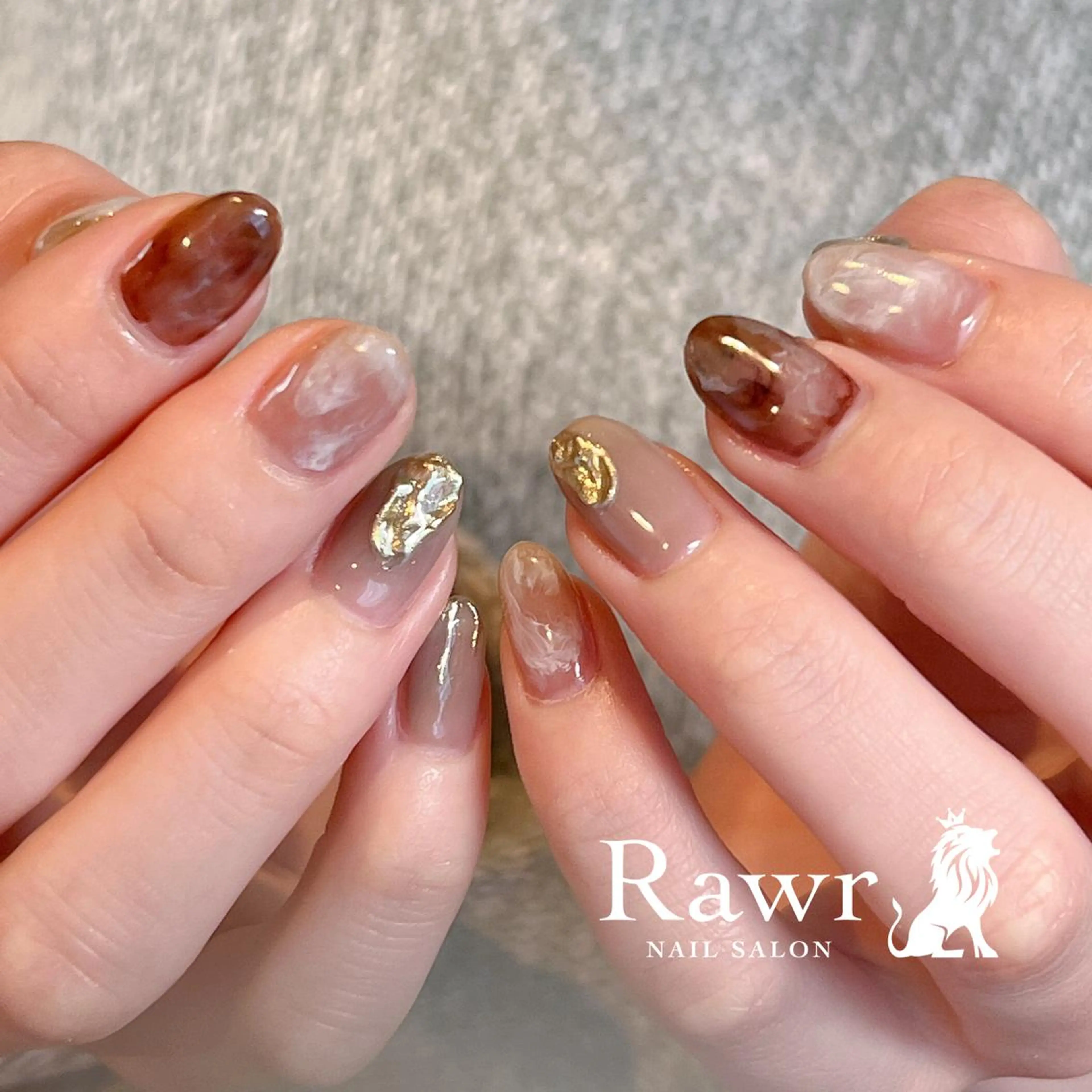 ネイル ハンドネイル Rawr / saoriのネイルデザイン