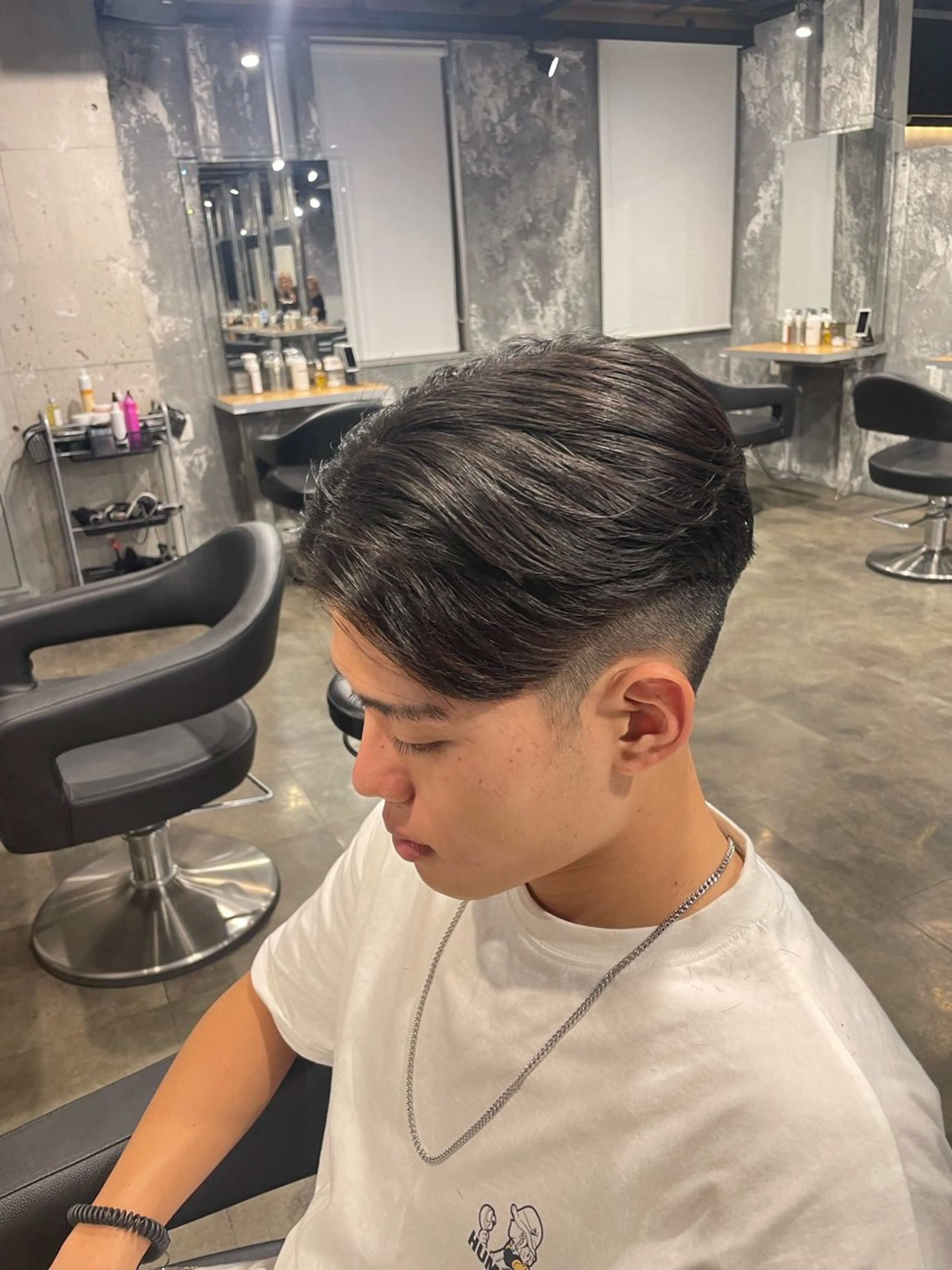 メンズ カット 縮毛矯正 トリートメント 艶髪/透明感🪽 DISCO🪽のヘアスタイル