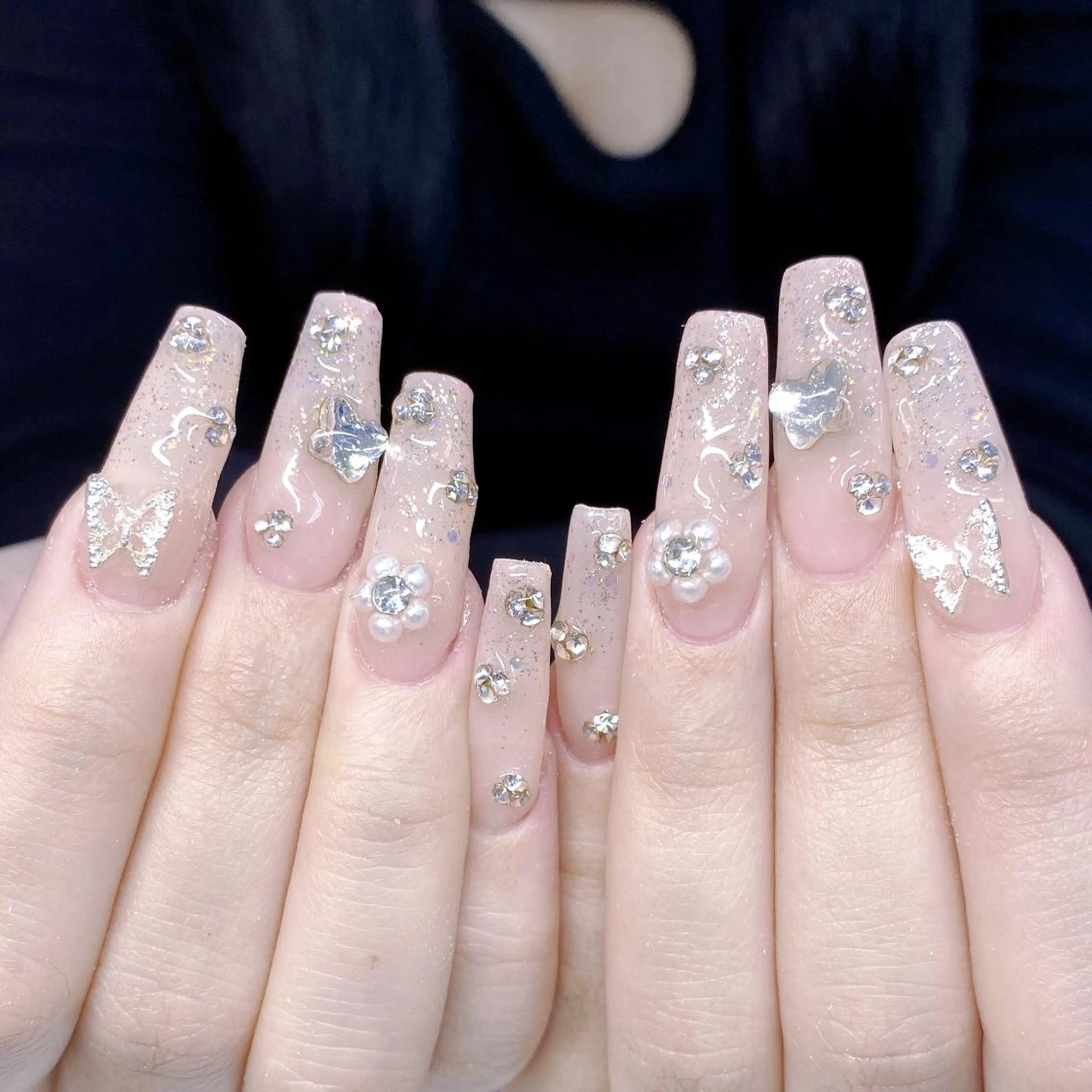 ネイル ハート 韓国ネイル 夏ネイル ワンホンネイル ハンドネイル Melody Nail所属・Melody  3D/スカルプ専門店のネイルデザイン