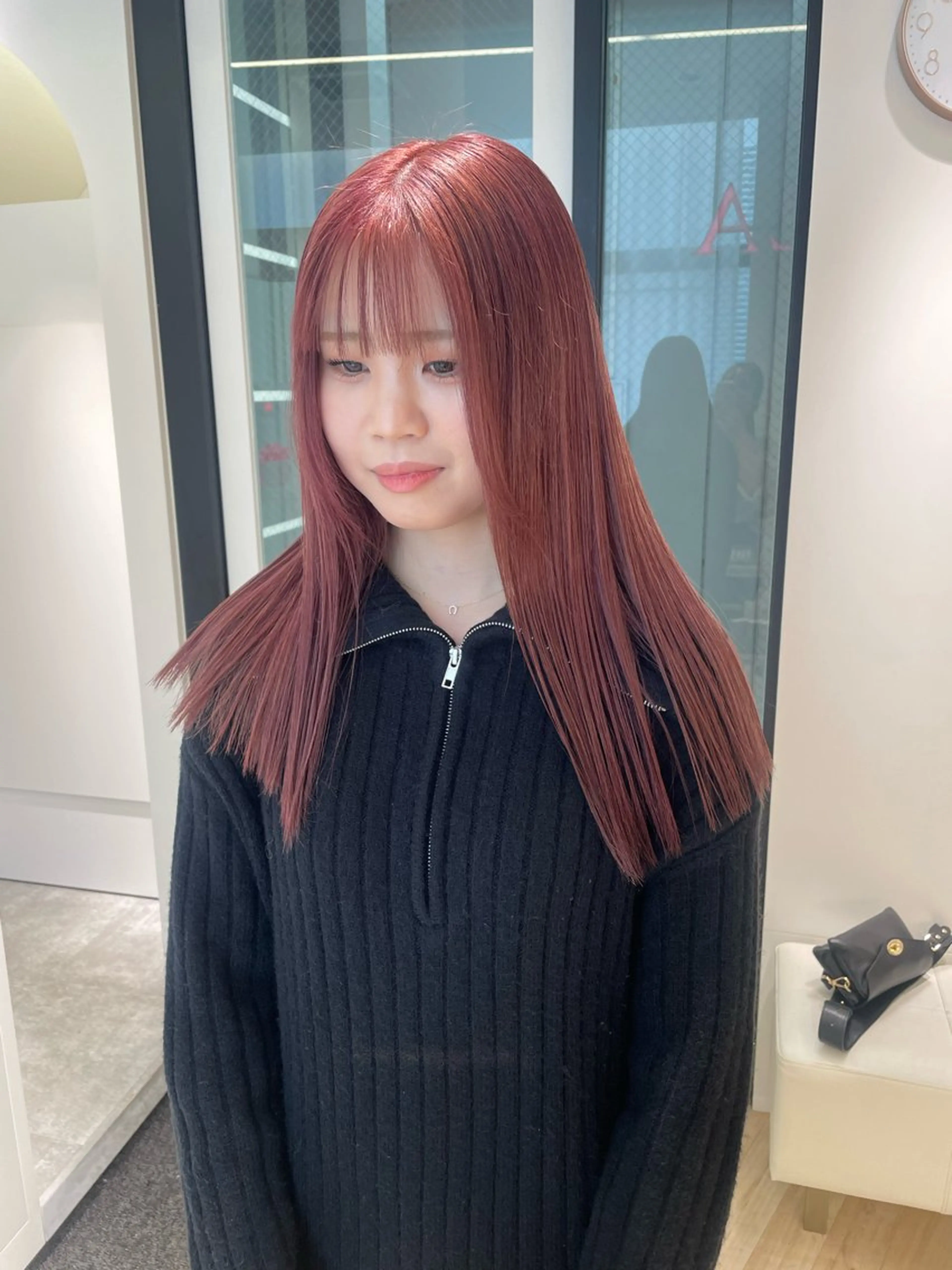 セミロング カラー ヘアカラー Parve Mix /頓宮 稚愛🤍のヘアスタイル