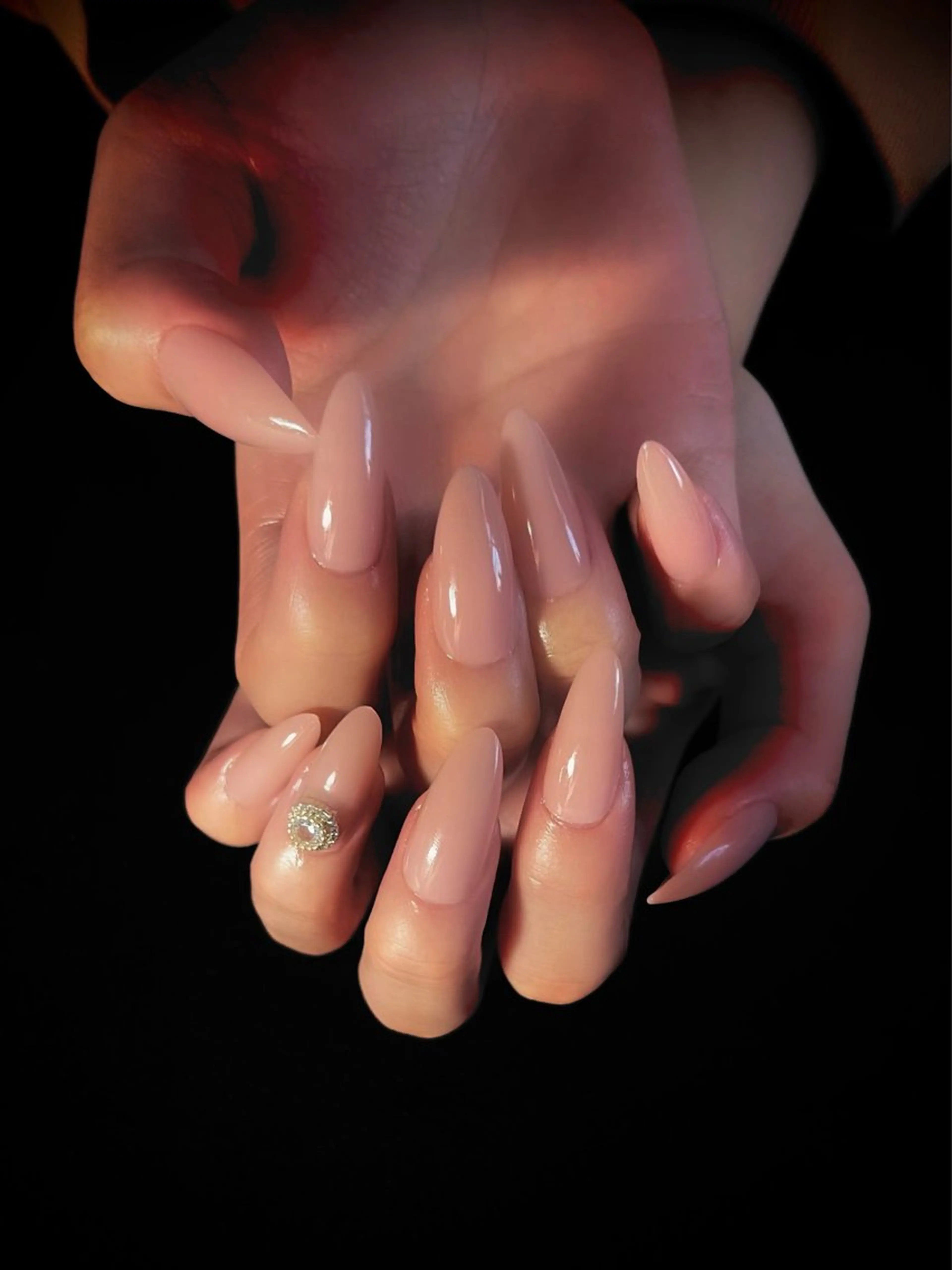 ネイル 長さ出し スカルプネイル nine.🦋 YUKOのネイルデザイン