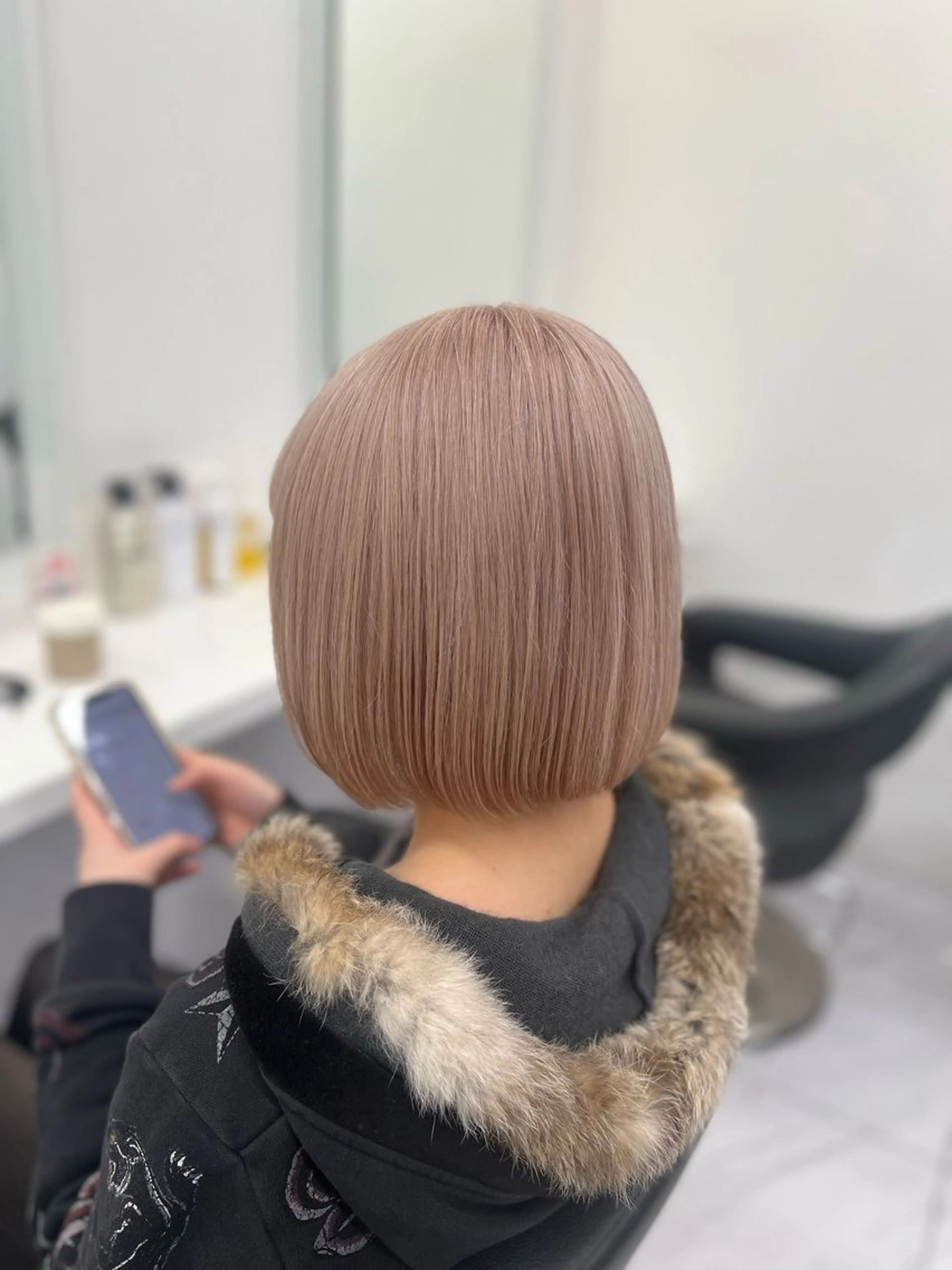 ショート カラー ヘアカラー 韓国レイヤーカット /REIのヘアスタイル