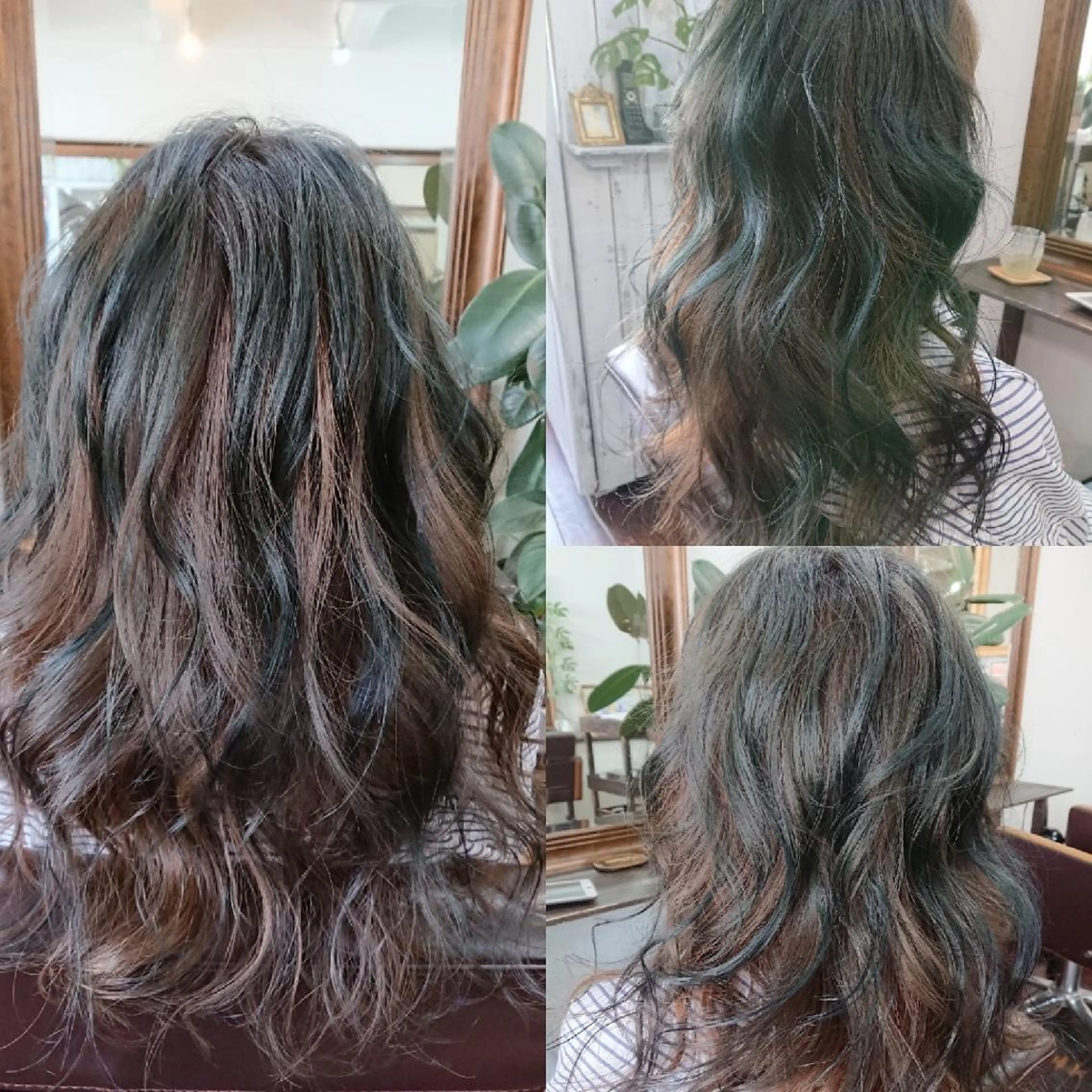 ロング カラー パーマ カット ヘアカラー パーマ トリートメント 鈴木 隆広のヘアスタイル