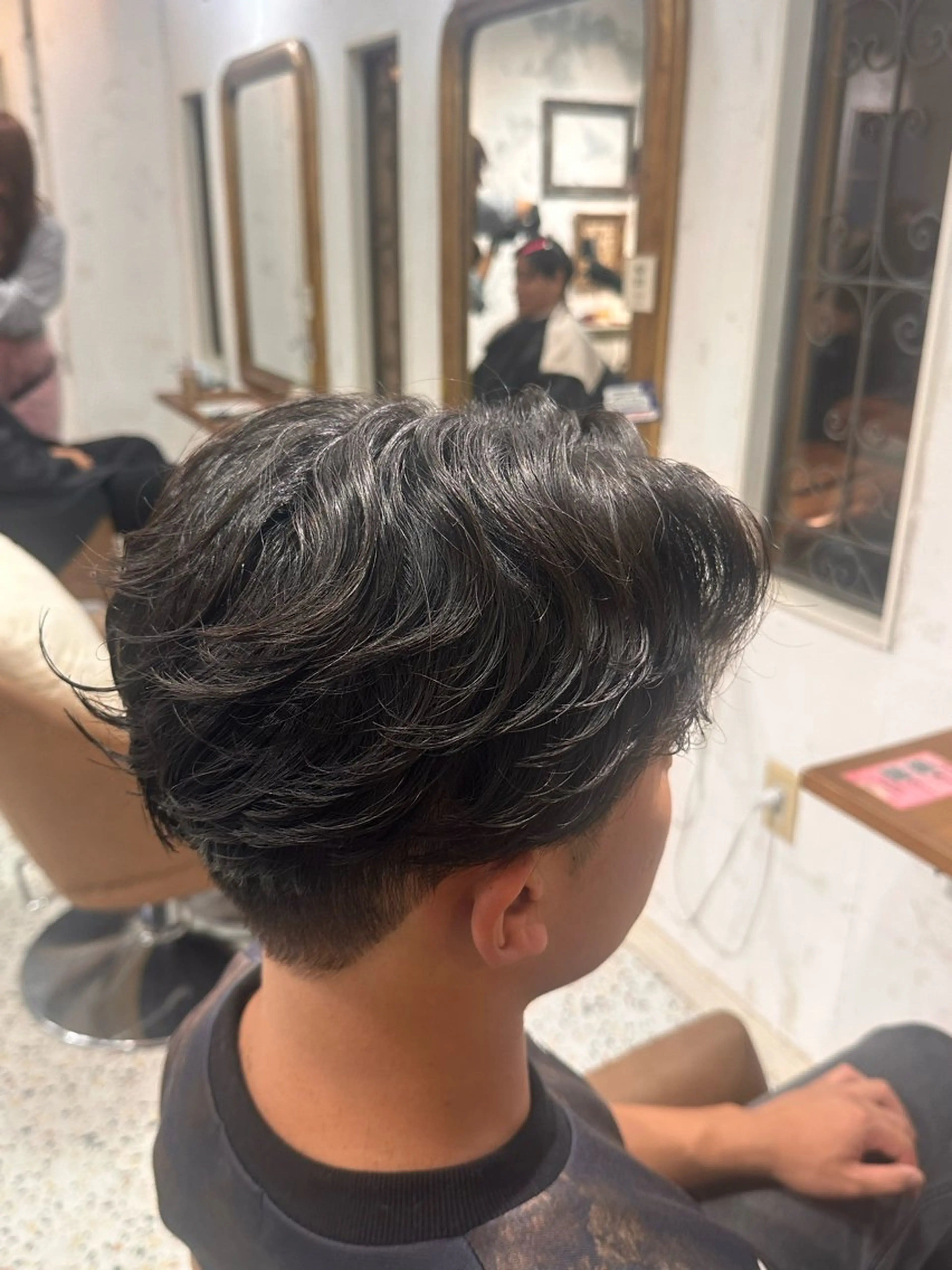 ミディアム パーマ メンズ Ren /メンズ/縮毛矯正のヘアスタイル