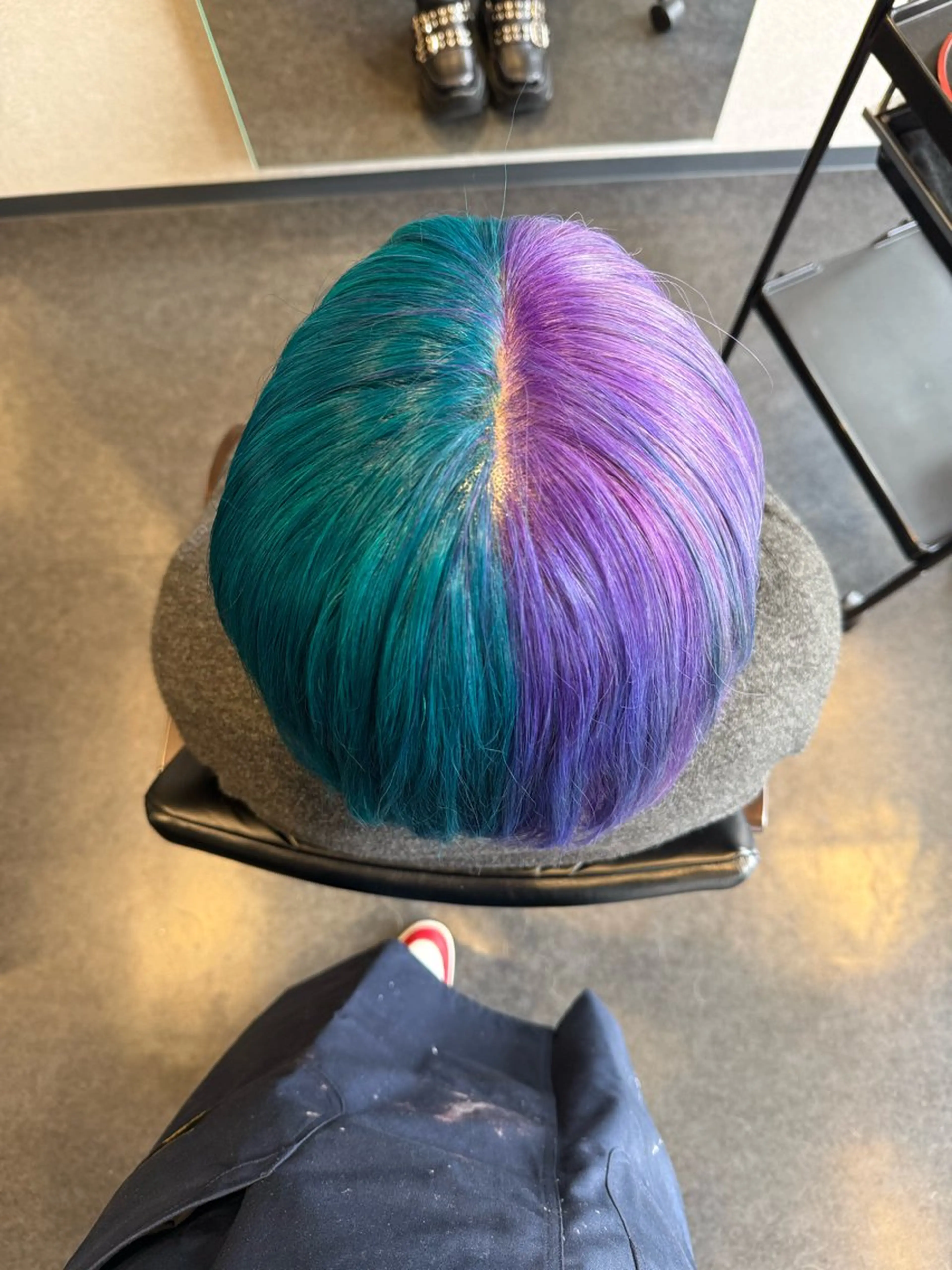 ショート パープルカラー 髪質改善⚡️カラー 🍀武久 誠🍀のヘアスタイル