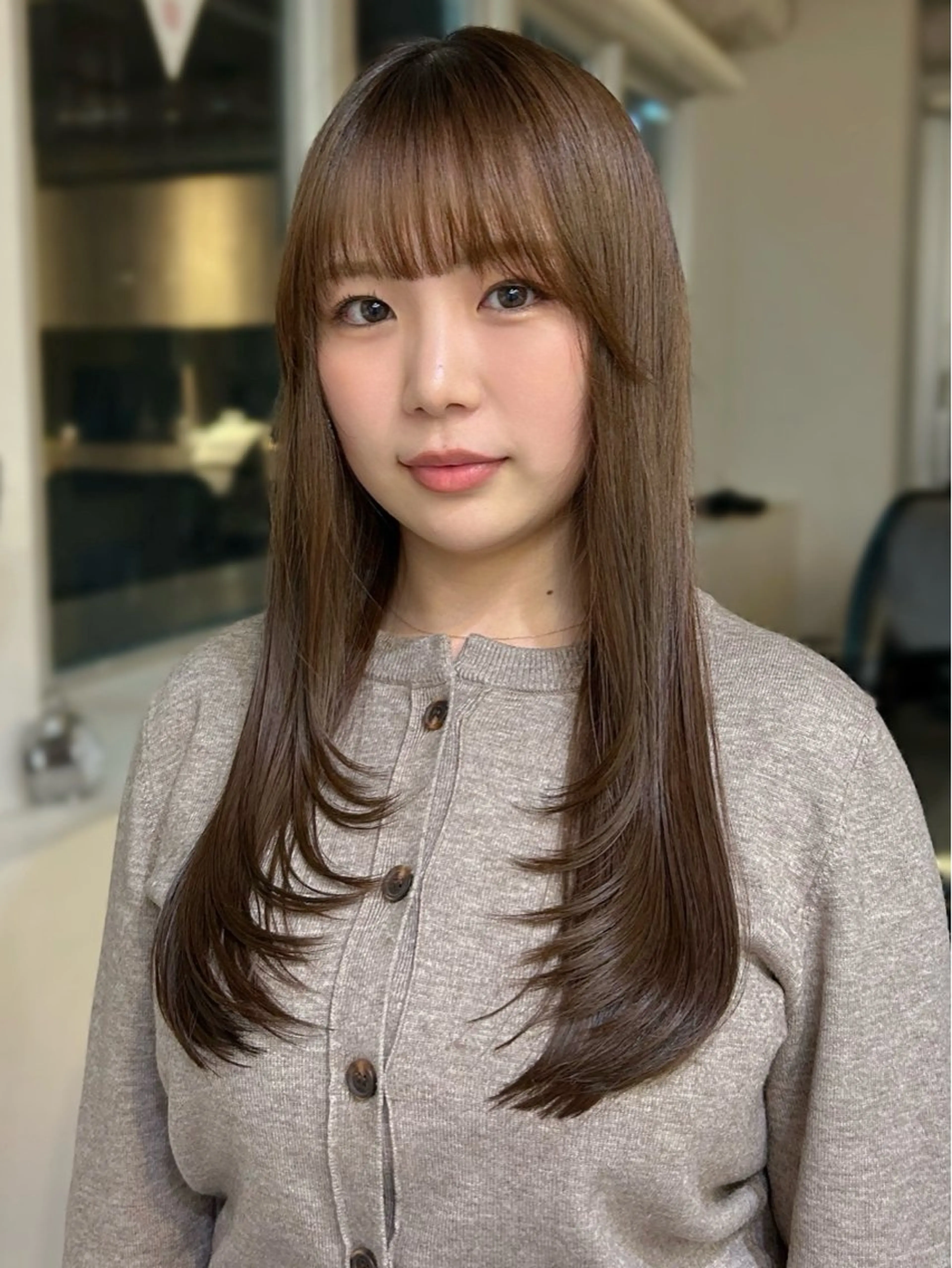 セミロング カット MASHU chayamachi店所属・梅田美容室/美髪 /sayaのヘアスタイル