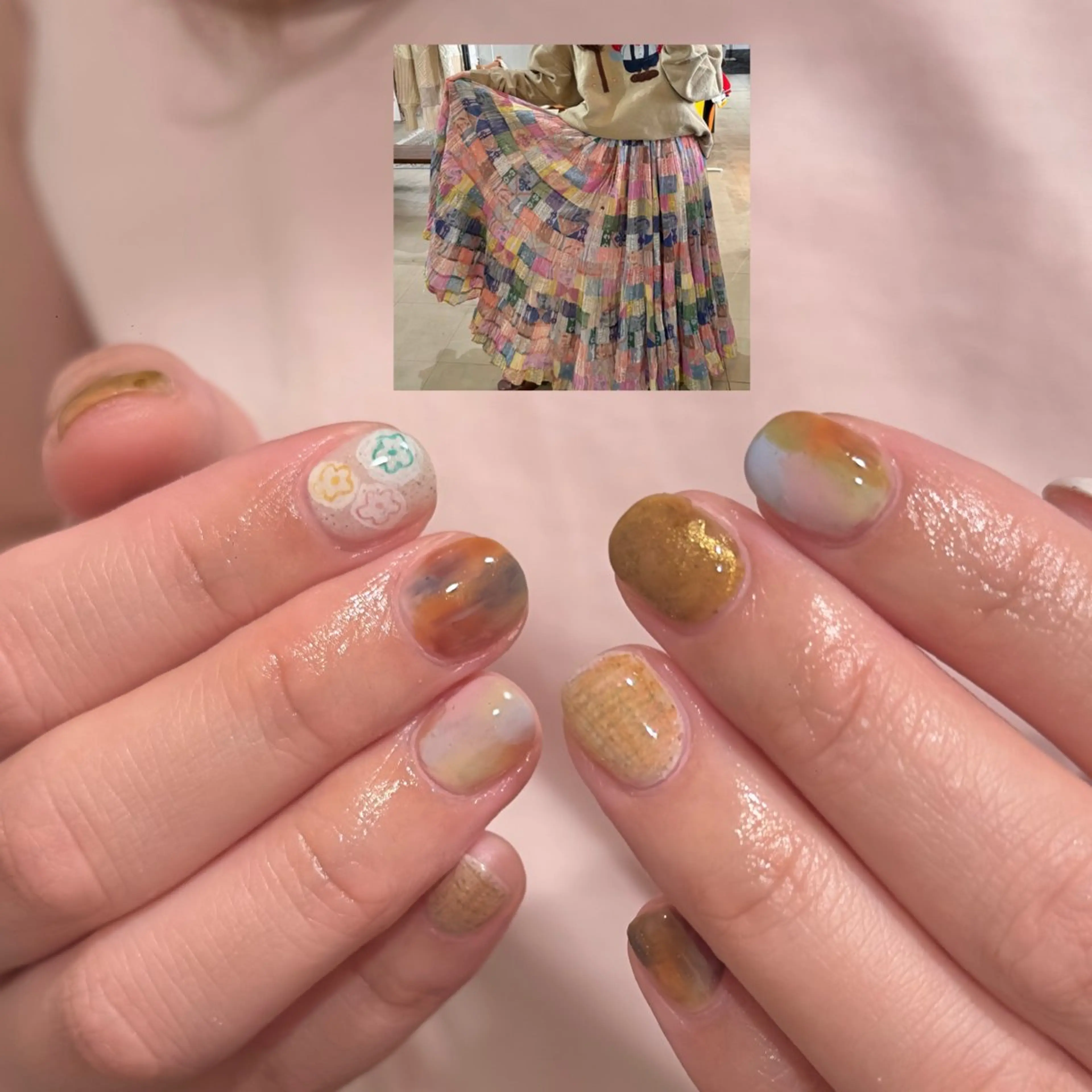 ネイル ハンドネイル 🎀 Hiyubi._.nail 🫧所属・🎀フェイ フェイ🫧💗のネイルデザイン