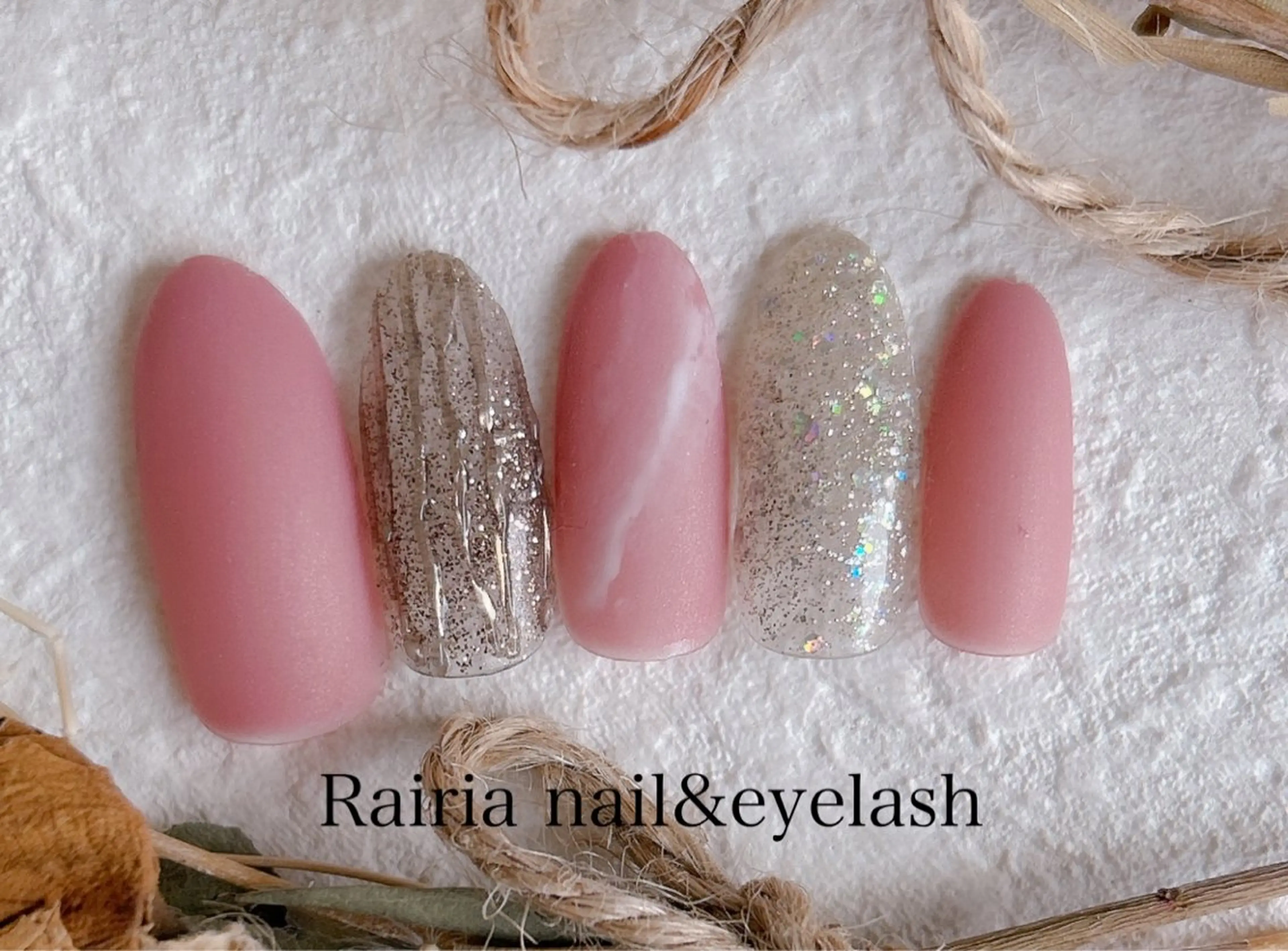 ネイル アートネイル ジェルネイル 持ち込み ニュアンスネイル パラジェル Rairia nail本八幡店のネイルデザイン