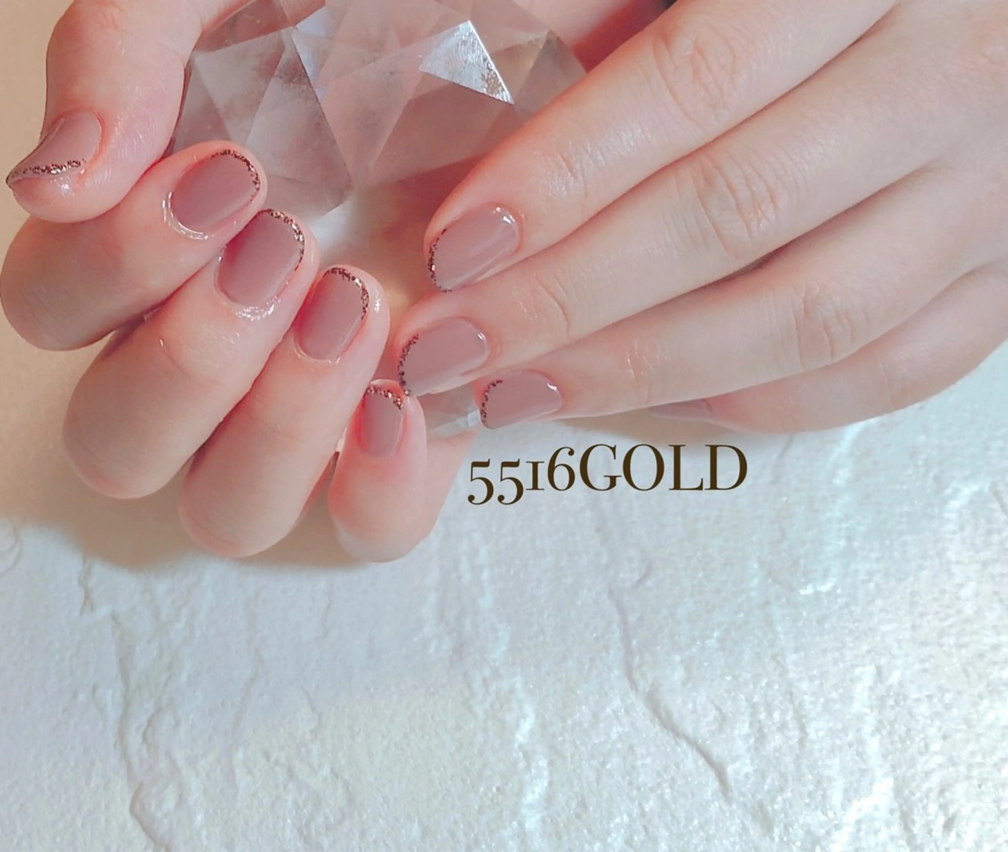 ネイル フレンチネイル 💎5516 MACHIKOのネイルデザイン