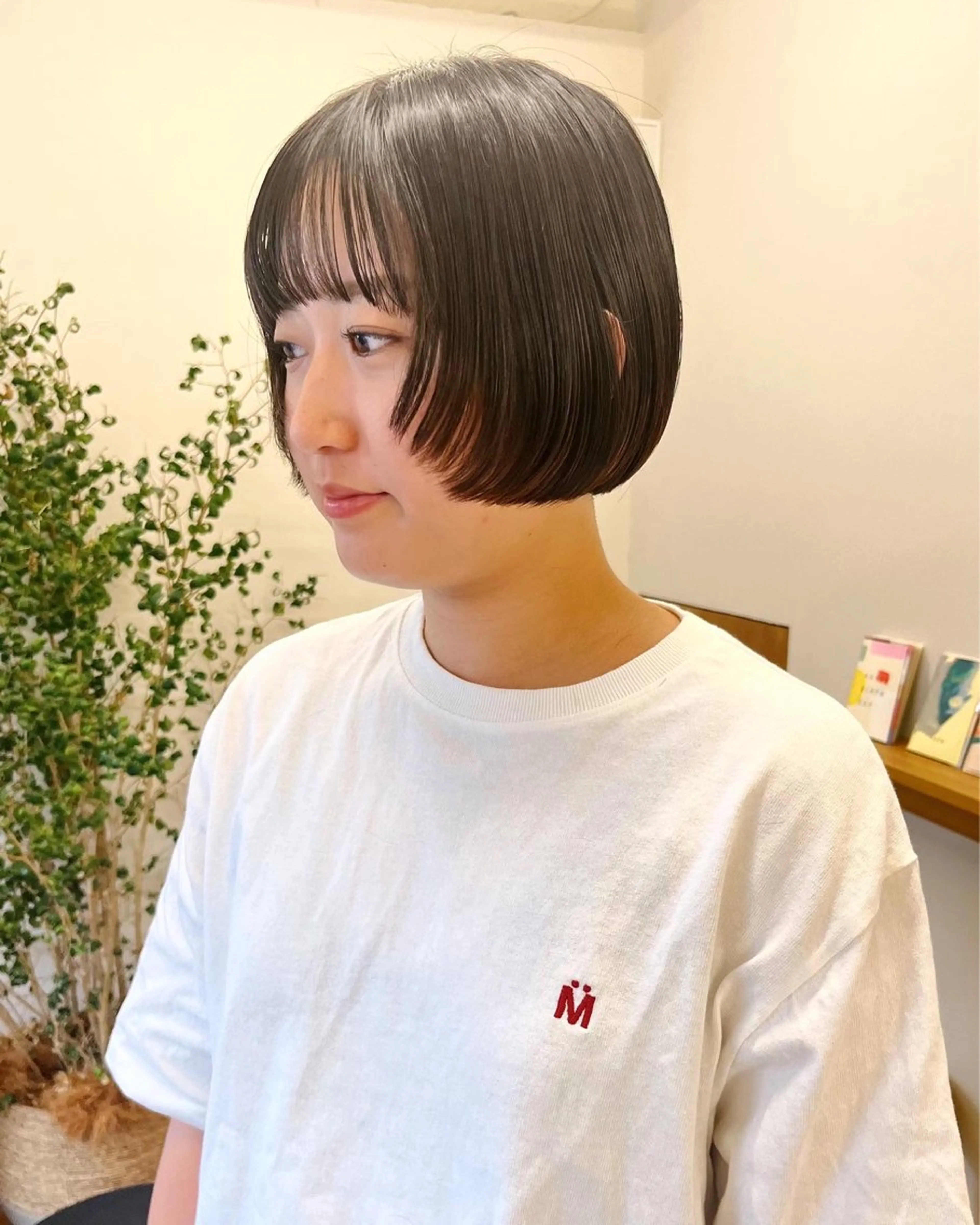 ショート ボブレイヤー ボブ 顔まわりレイヤー レイヤーカット カット 西山 紗耶香🪽 透明感カラー/ボブのヘアスタイル