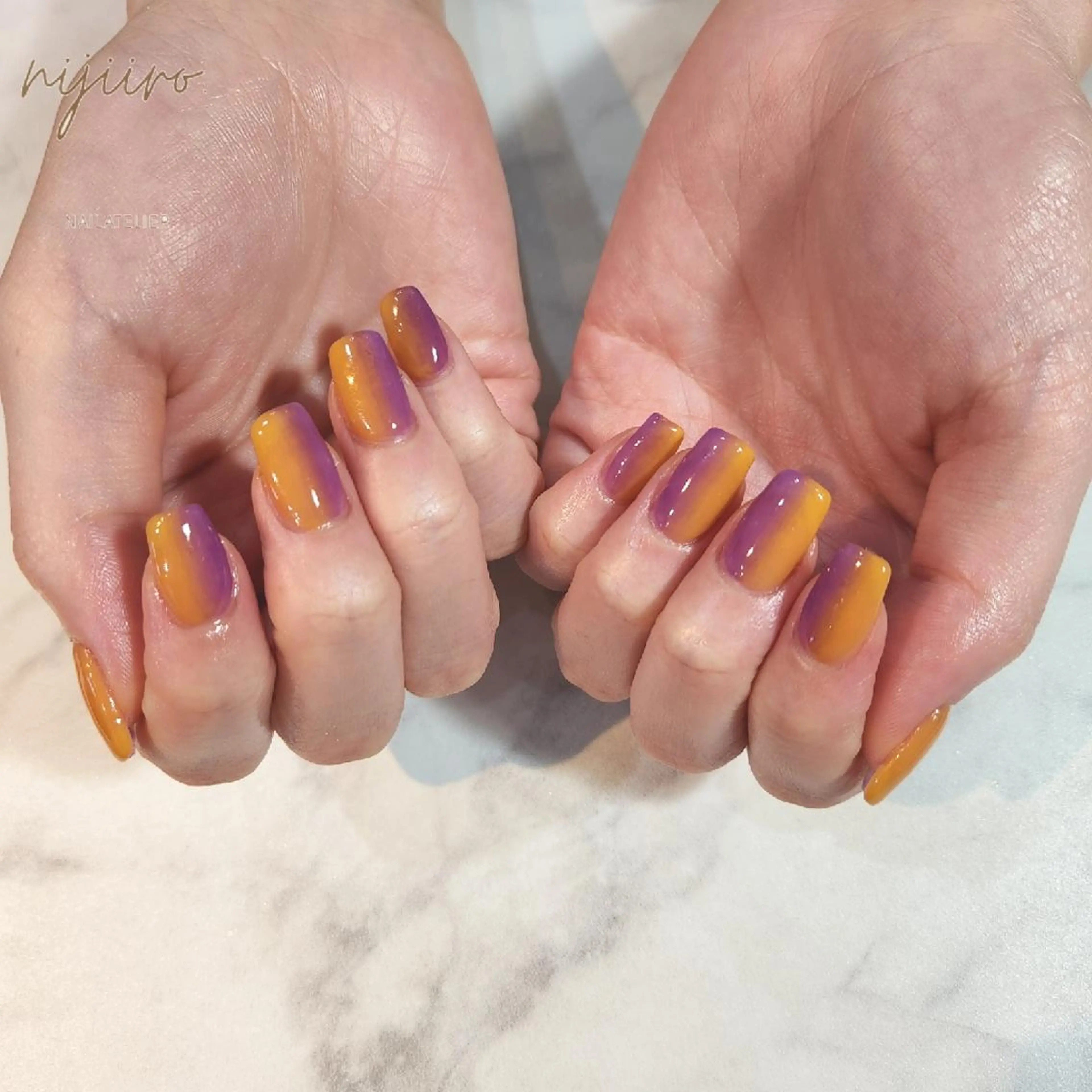 ネイル ハンドネイル nailatelier nijiiro.所属・nijiiro🌈 サトウのネイルデザイン