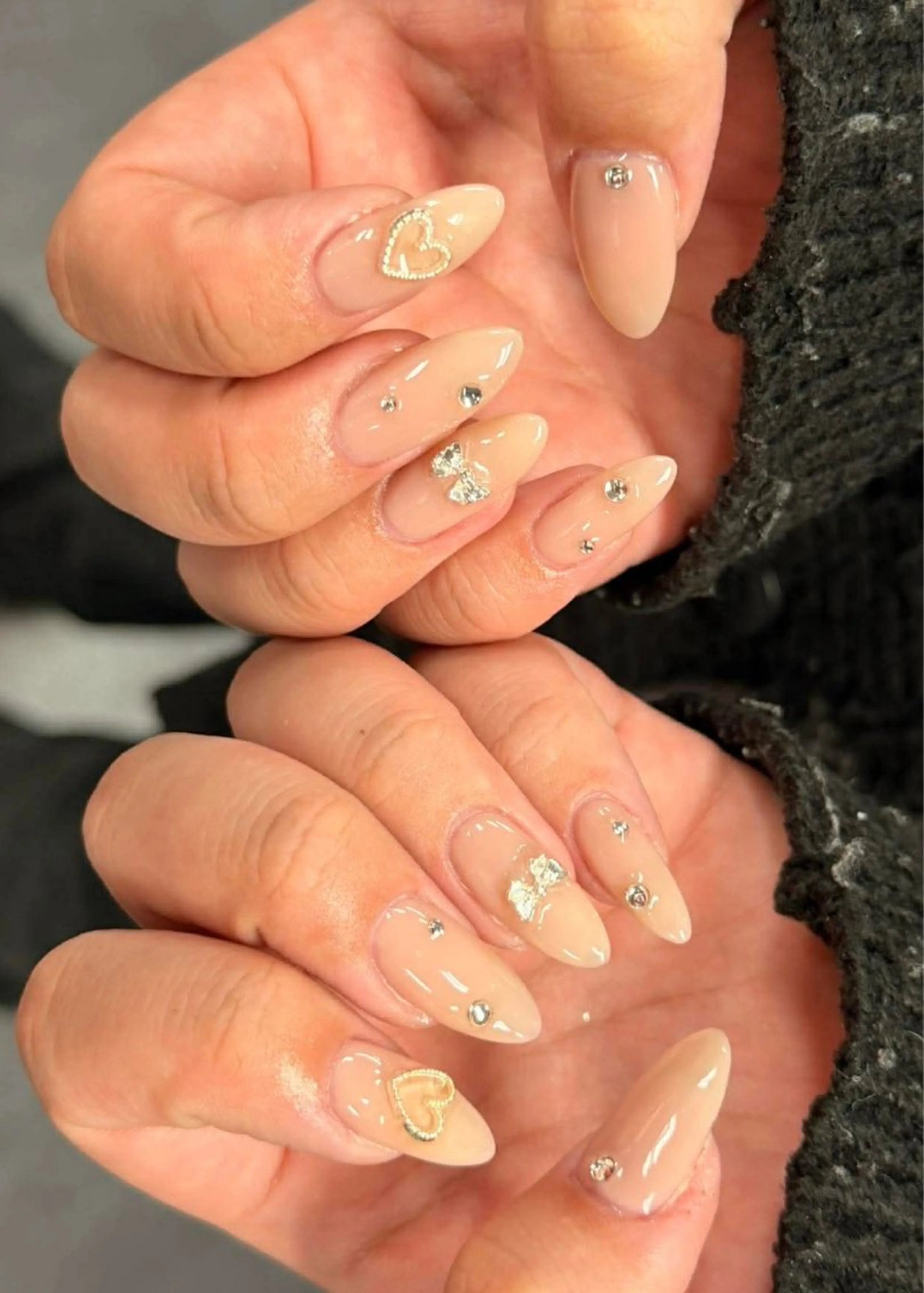 ネイル 韓国ネイル 持ち込み ニュアンスネイル ネイルチップ ハンドネイル Tini ANA.CHUOのネイルデザイン