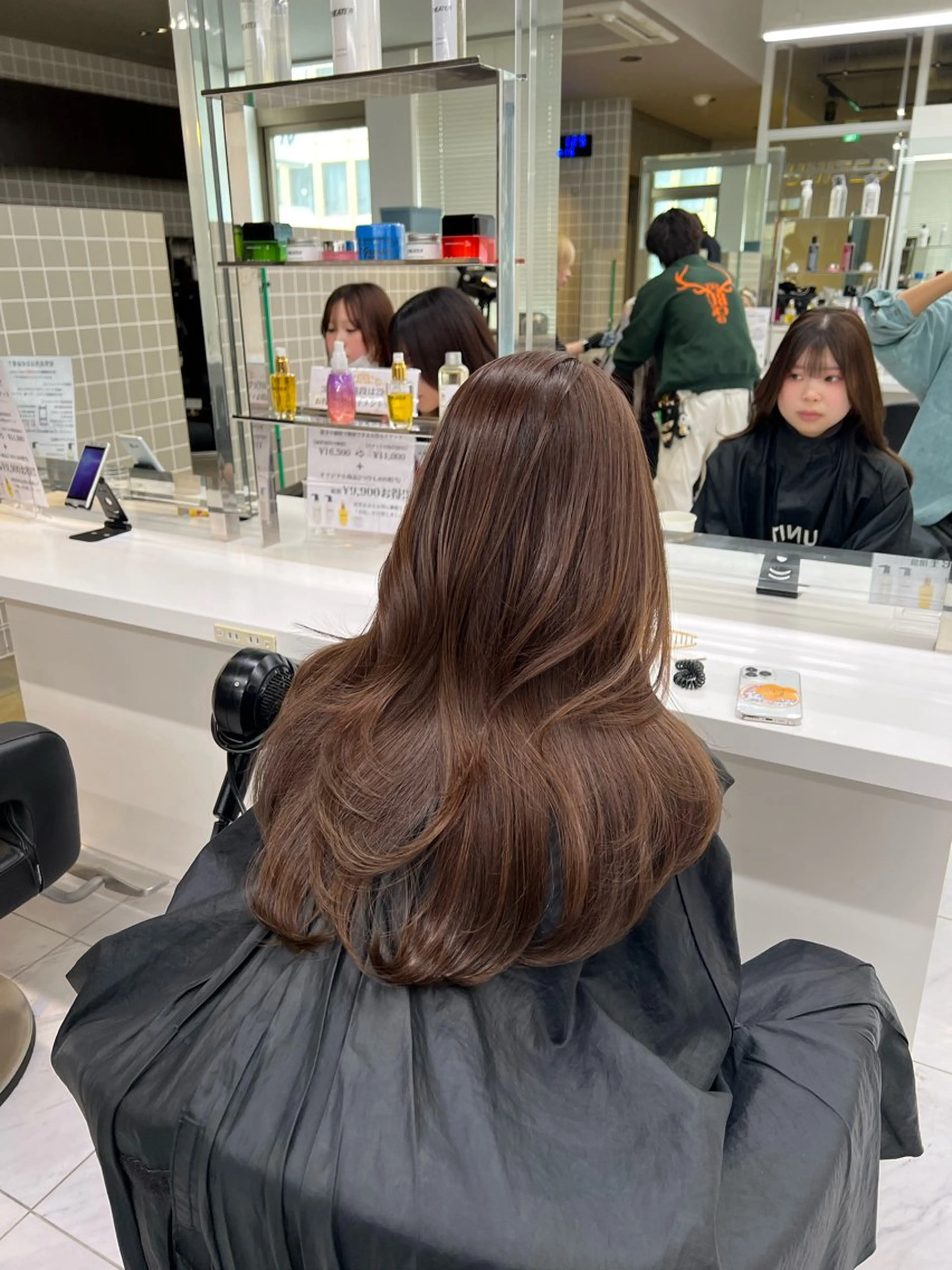 ロング カラー カット ヘアカラー 韓国レイヤーカット /REIのヘアスタイル