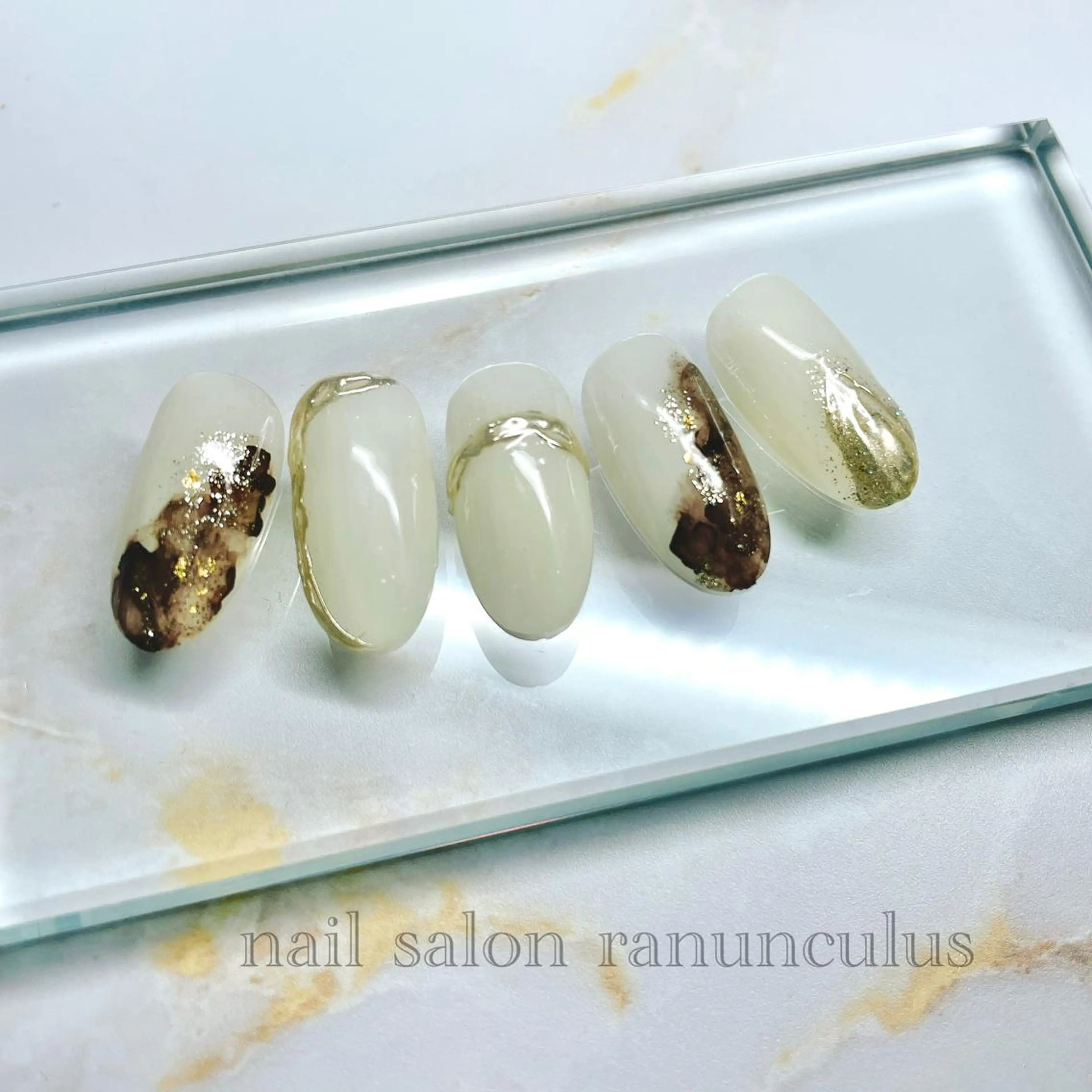 ネイル ハンドネイル nailsalon ranunculusのネイルデザイン